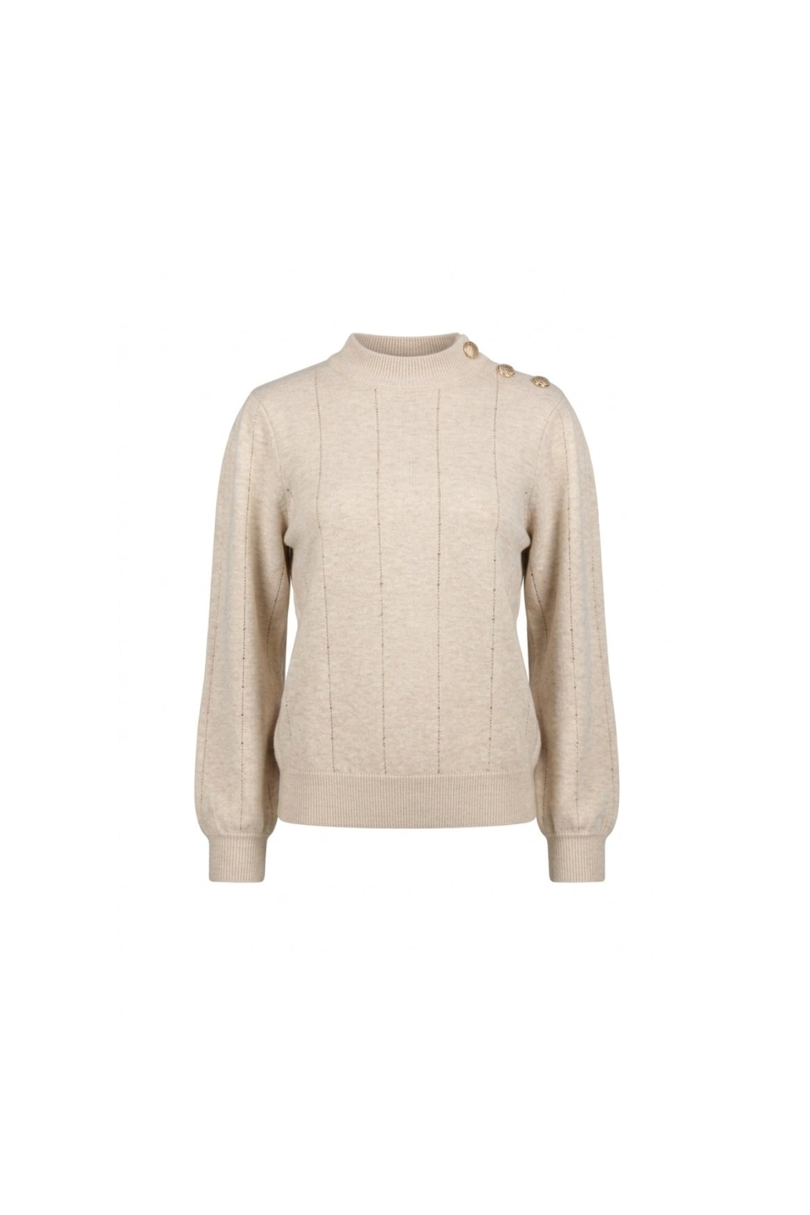 Molly Pullover Strass | Sand Melange