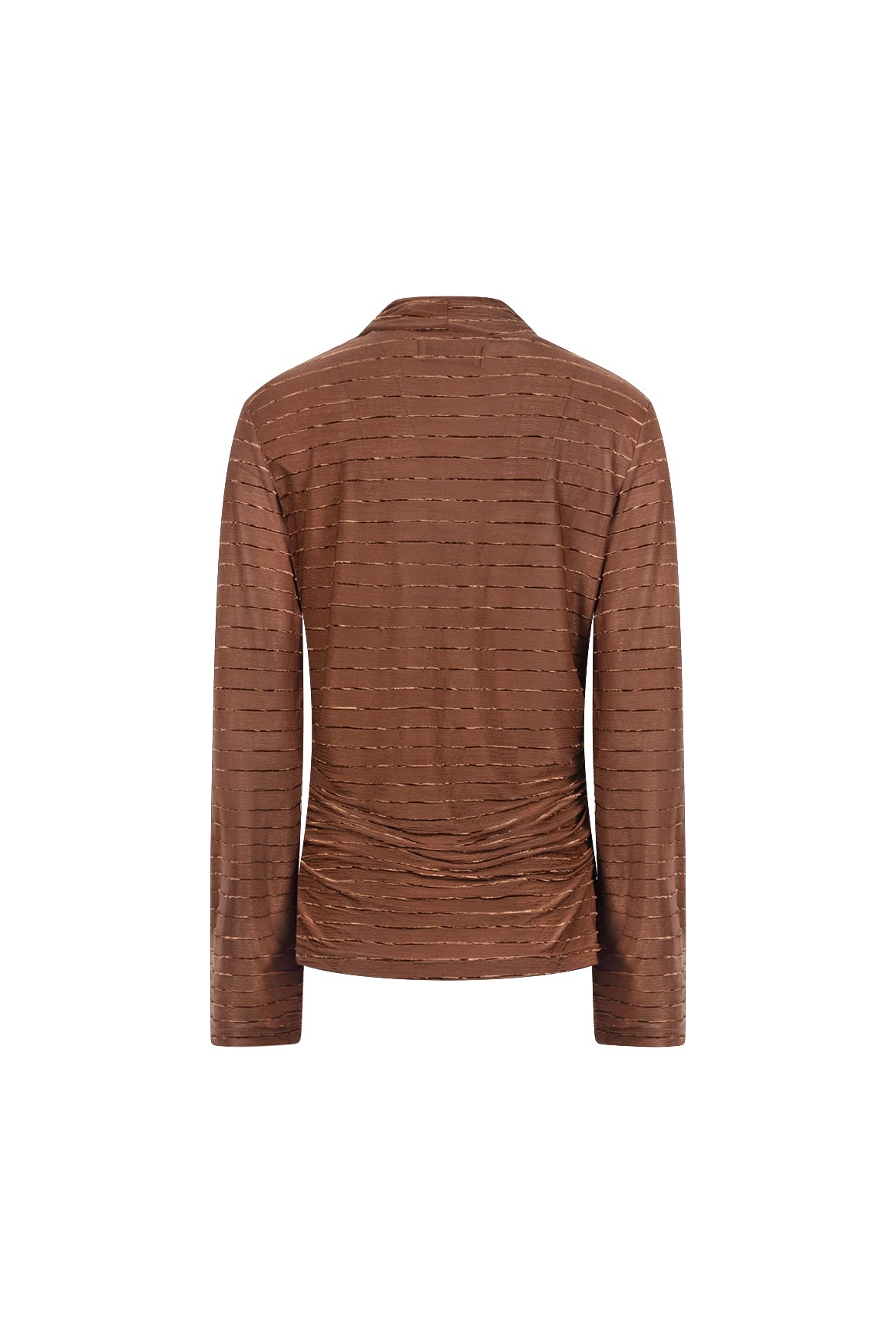Gracie Top Streifen | Espresso