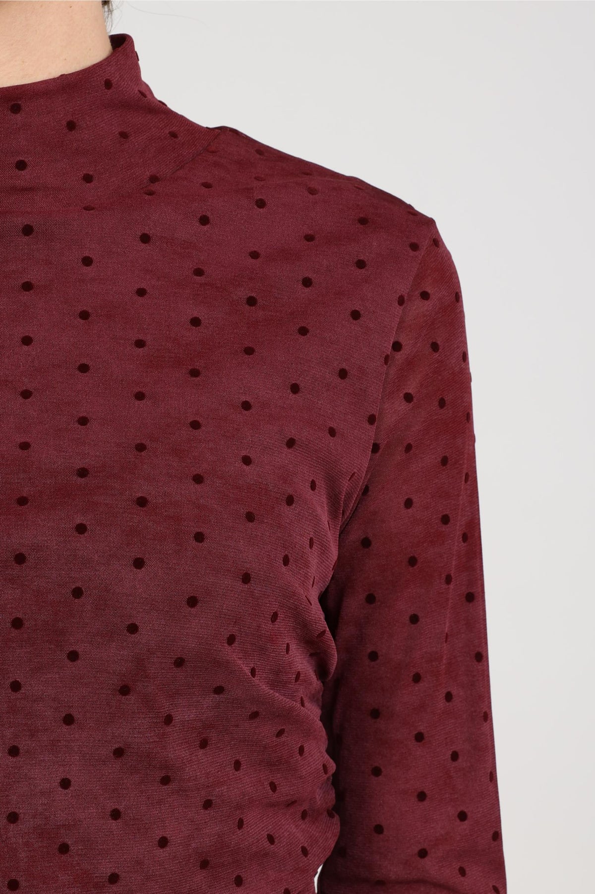 Gracie Top Dots | Cherry