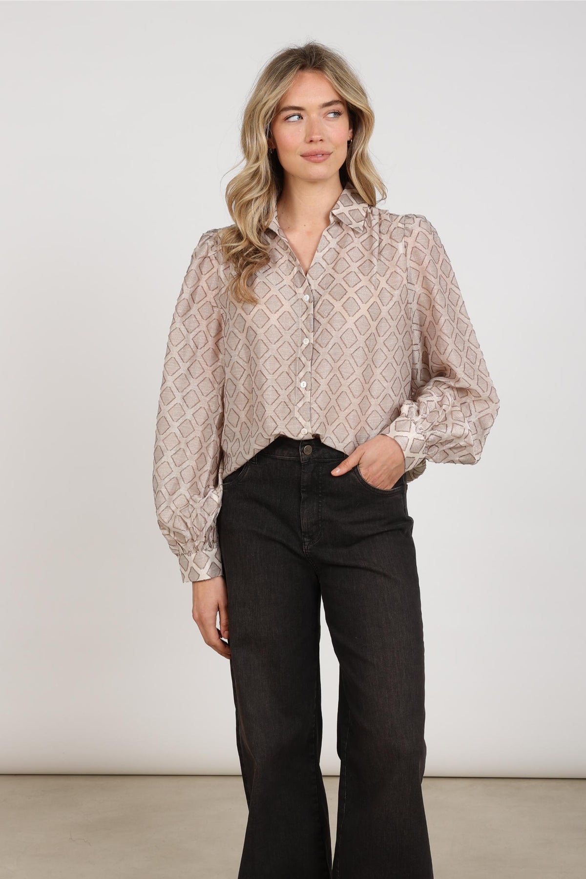 Antonella Blouse Pattern | Sand