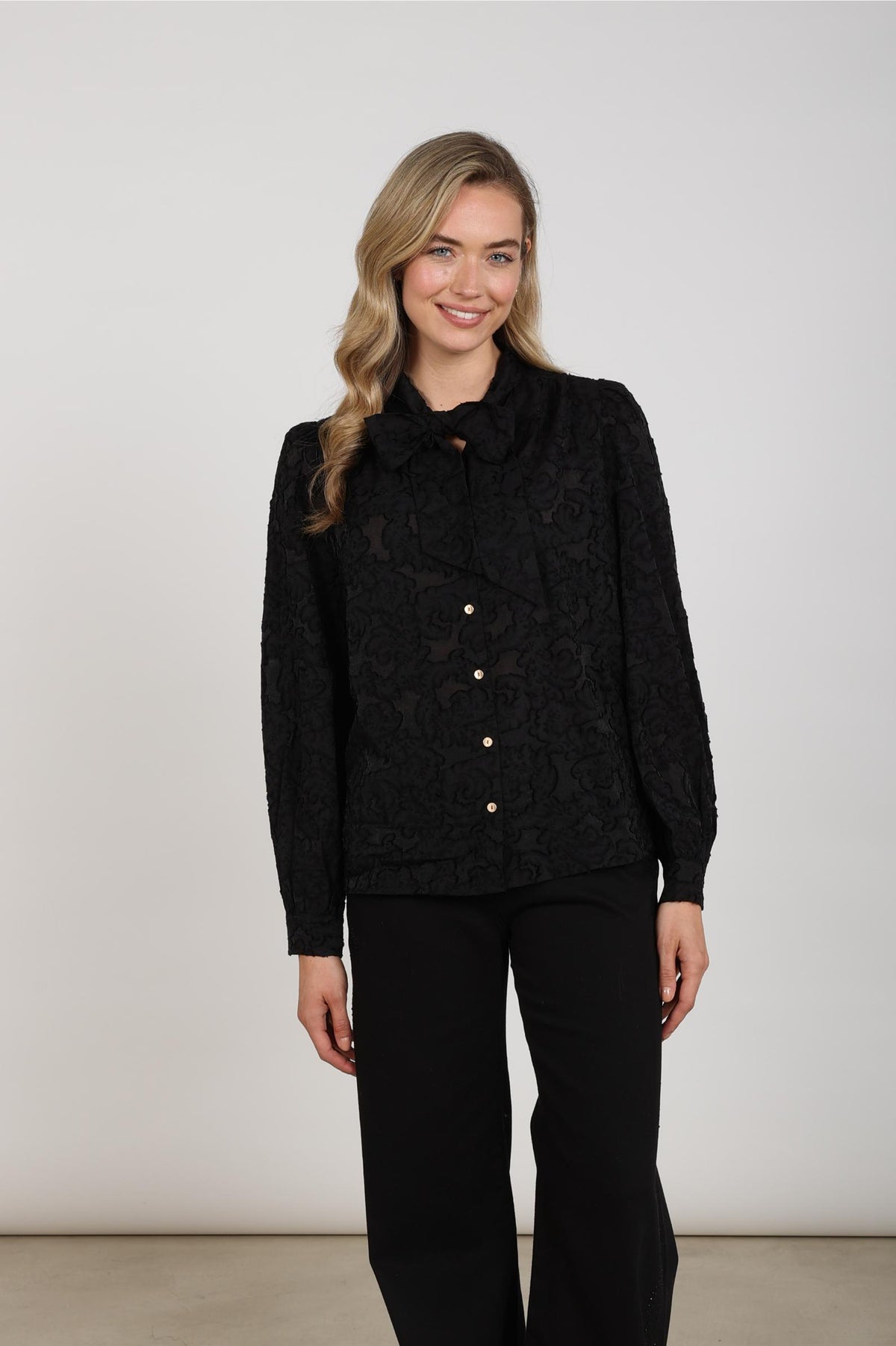 Anissa Blouse Tie | Black