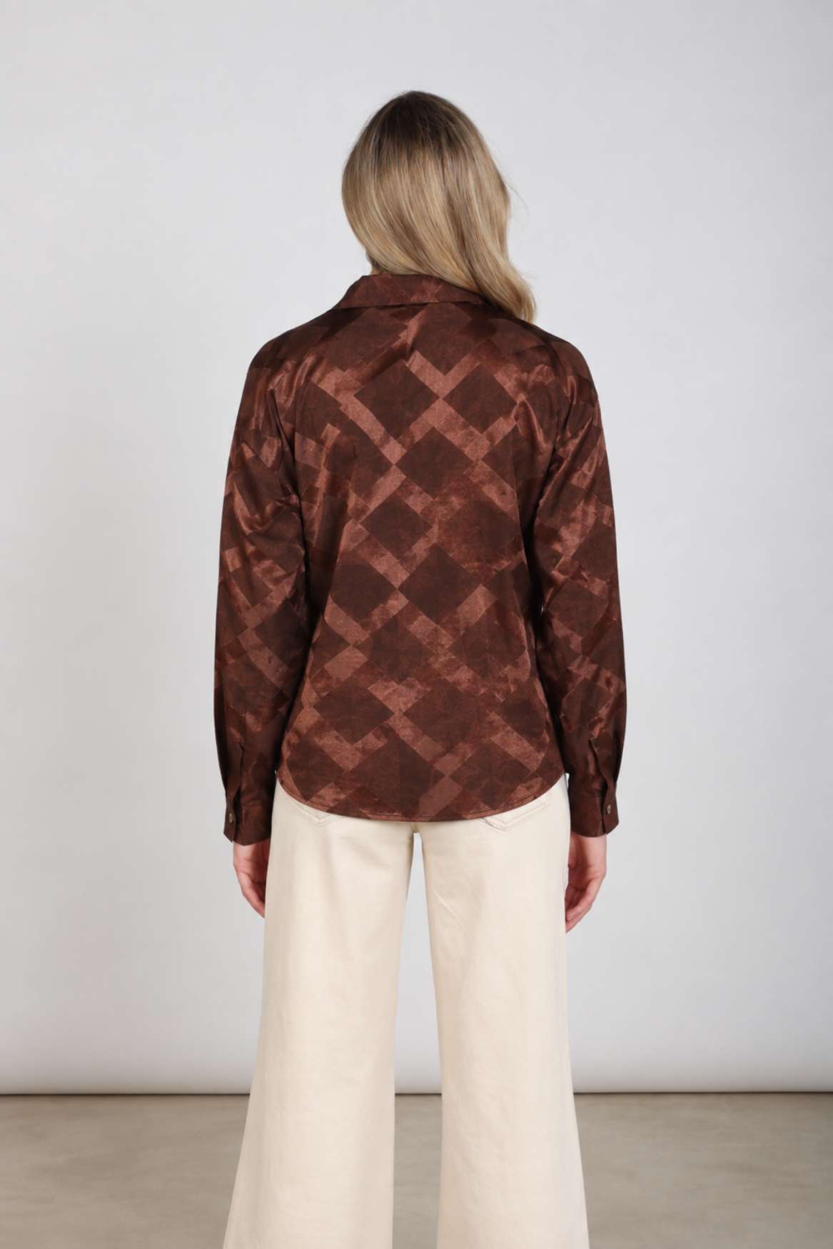 Aneta Bluse | Schokolade