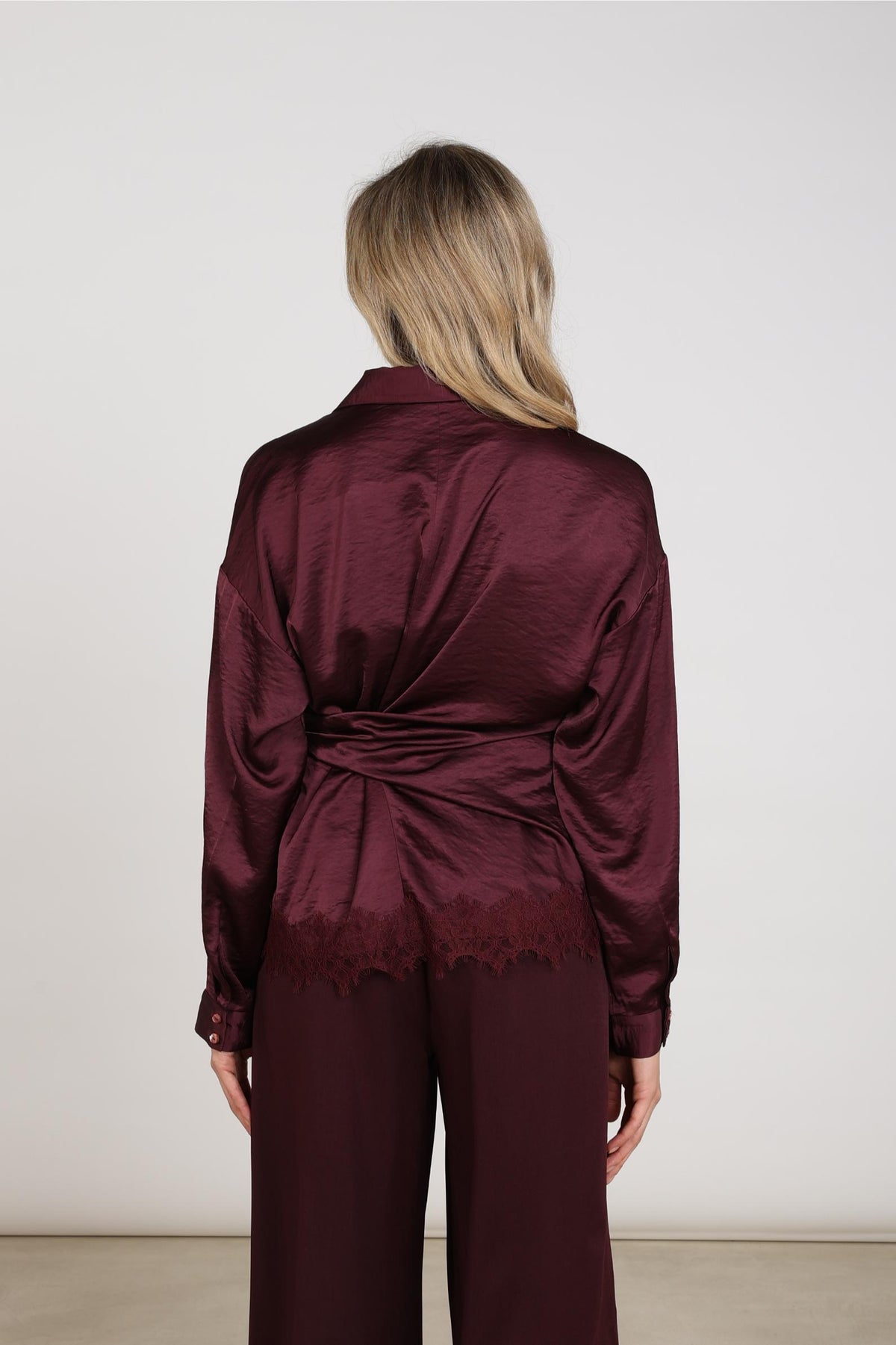 Amy Lace Blouse | Cherry