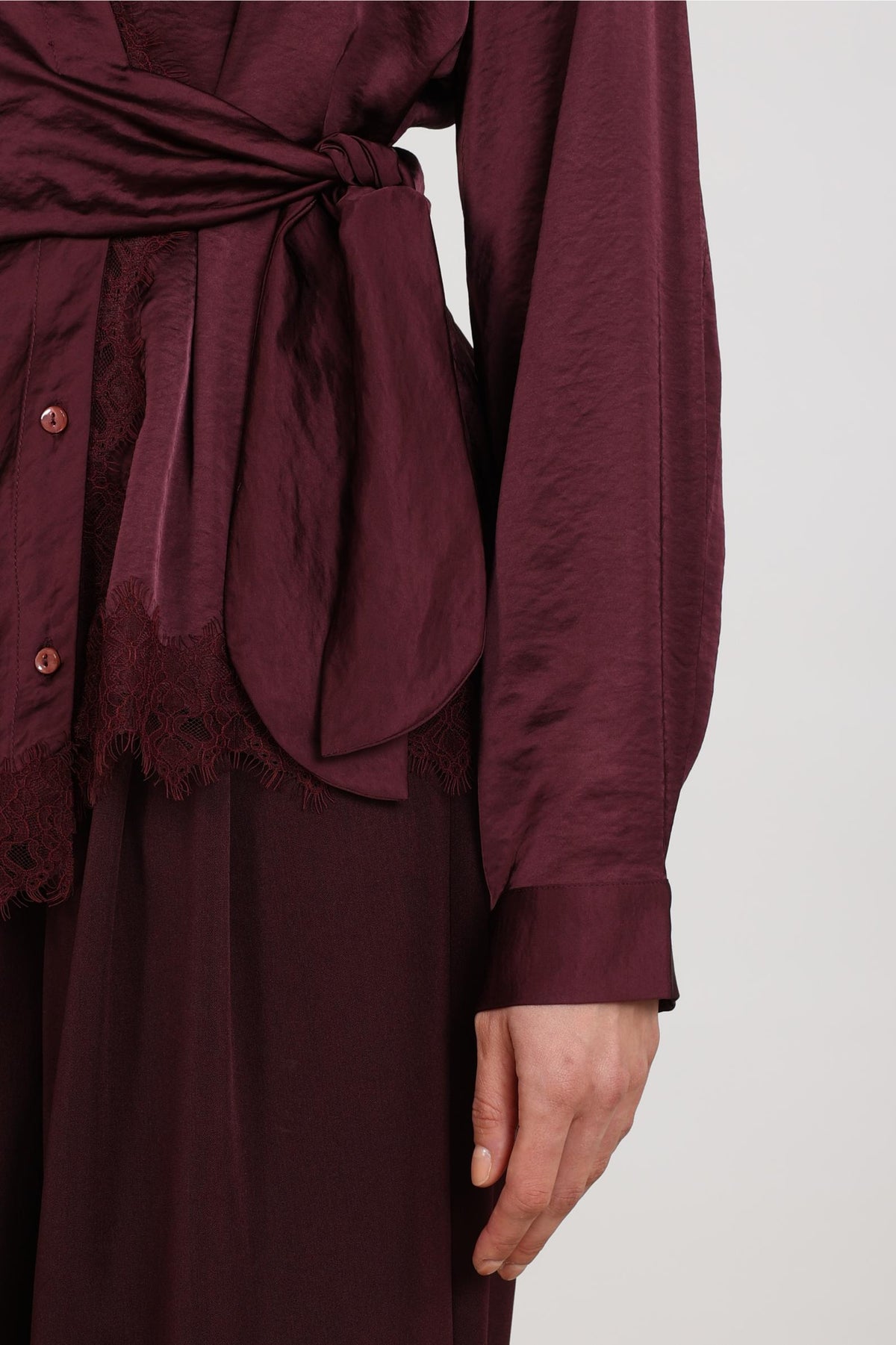 Amy Lace Blouse | Cherry