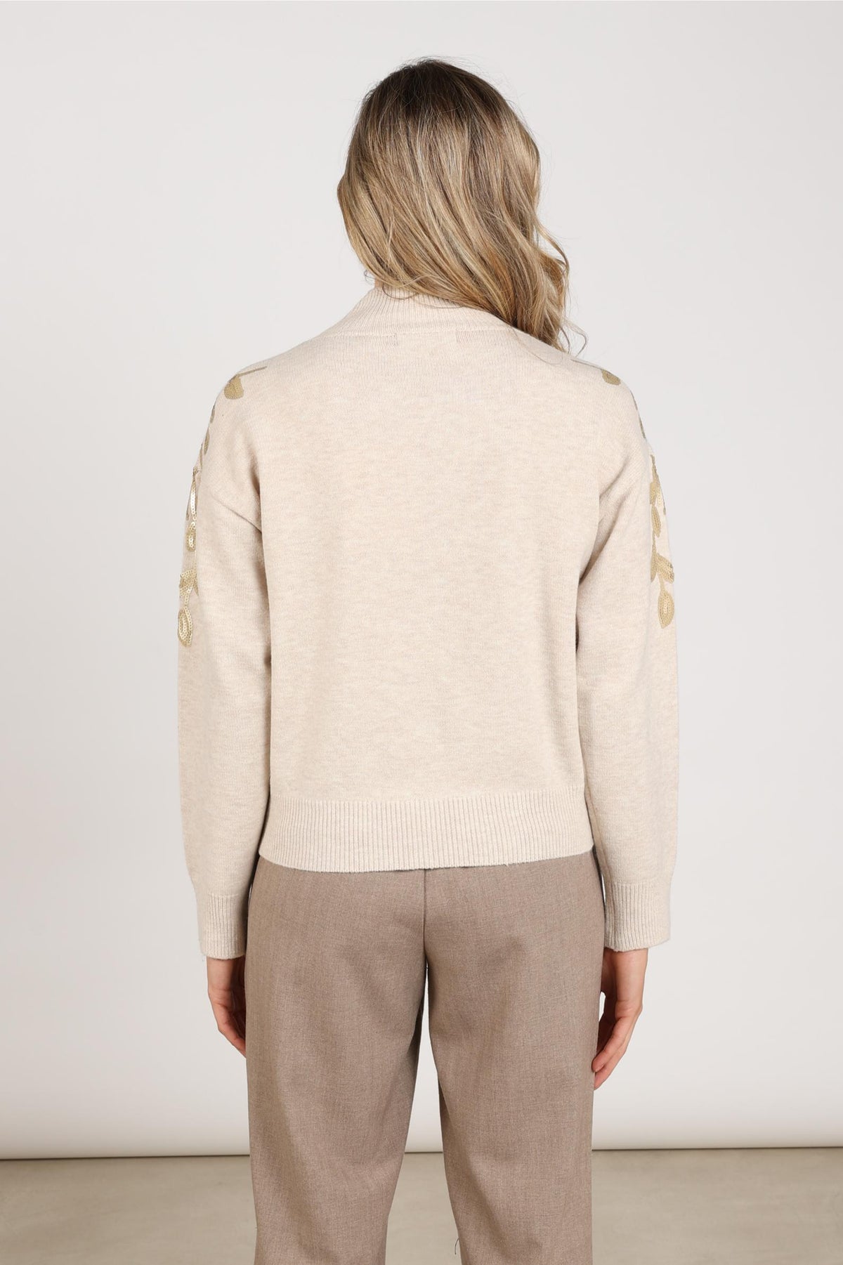 Kylie Pullover Paillet | Sand