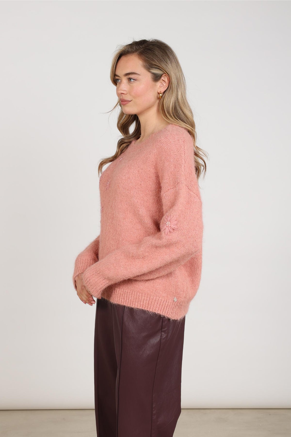 Konstanza Pullover Blume | Rosa