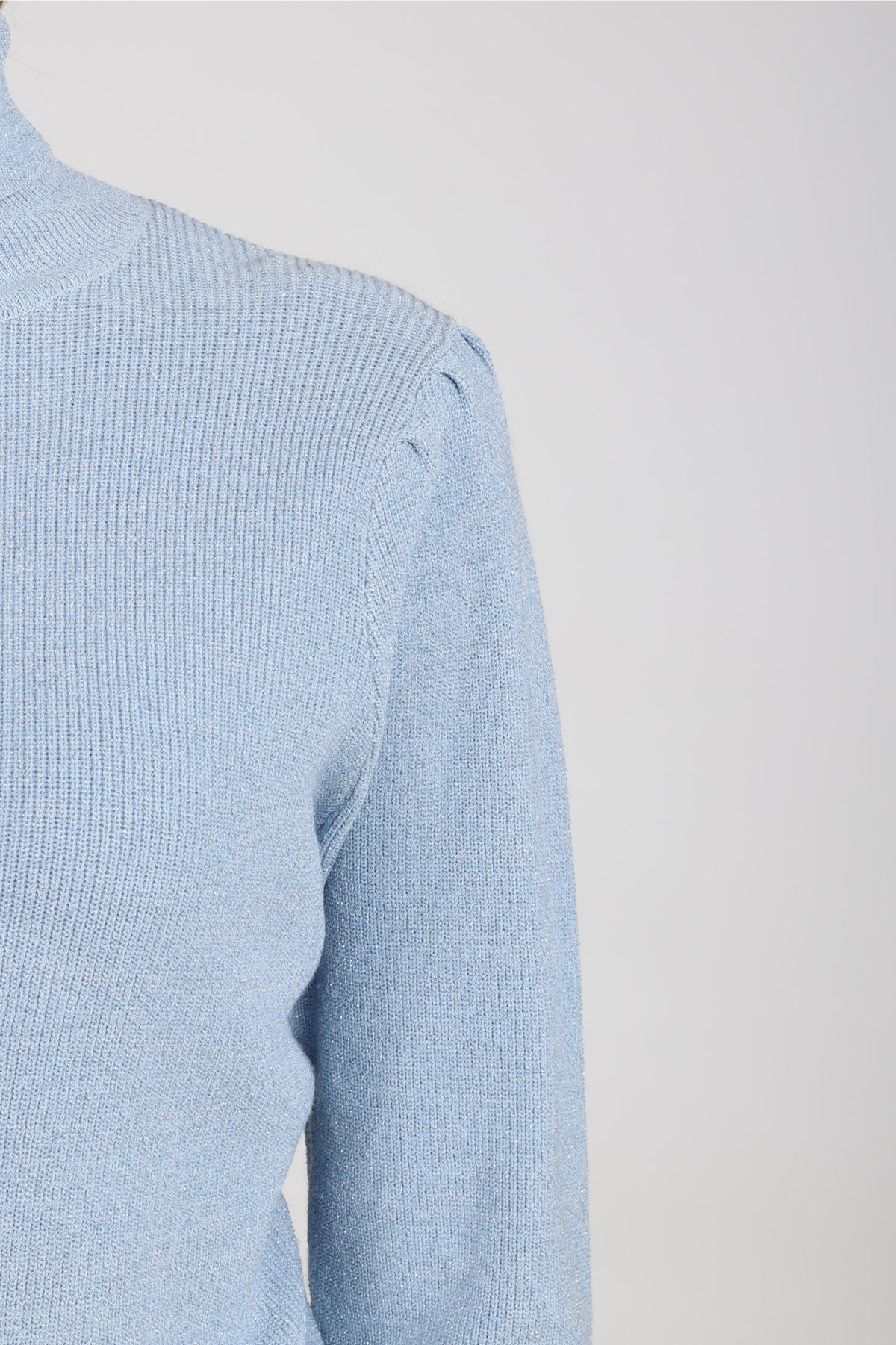 Sylvia Lurex Pullover | Sky
