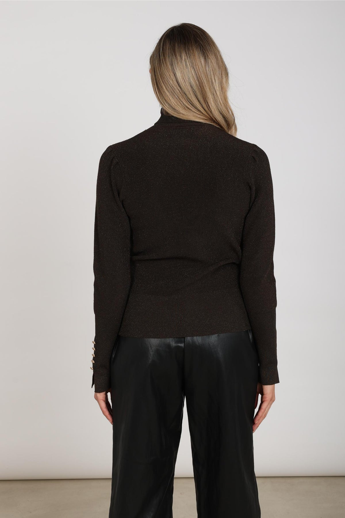 Sylvia Pullover Lurex | Black