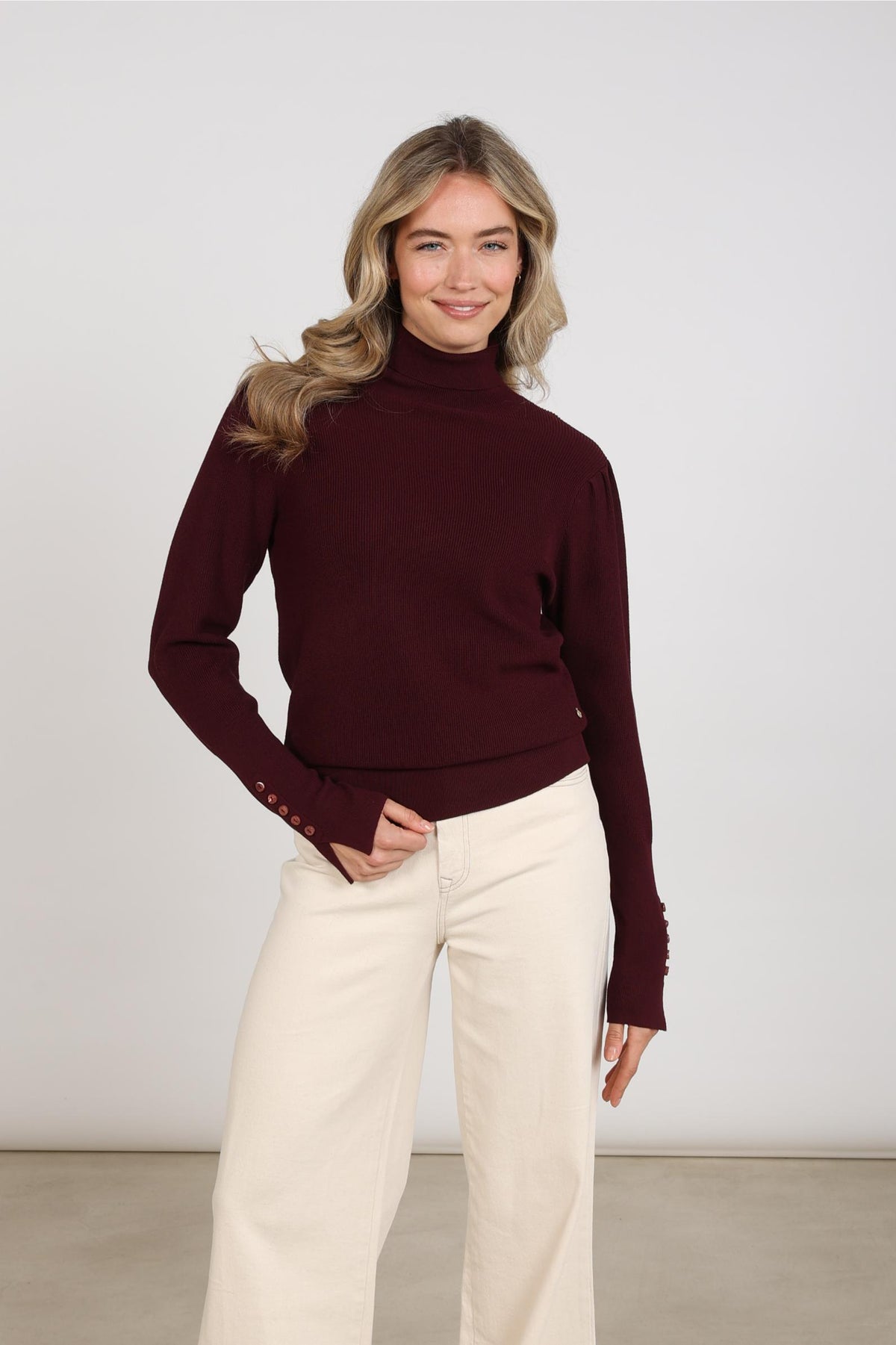 Silvi Pullover Plain | Cherry