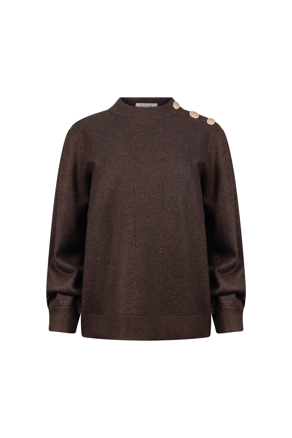 Molly Pullover Strass | Chocolate