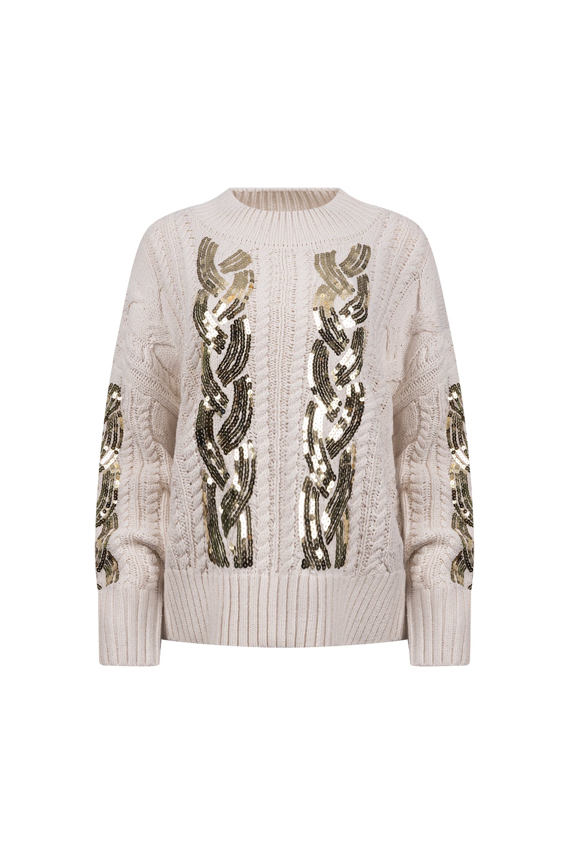 Megan Pullover Paillet | Off White