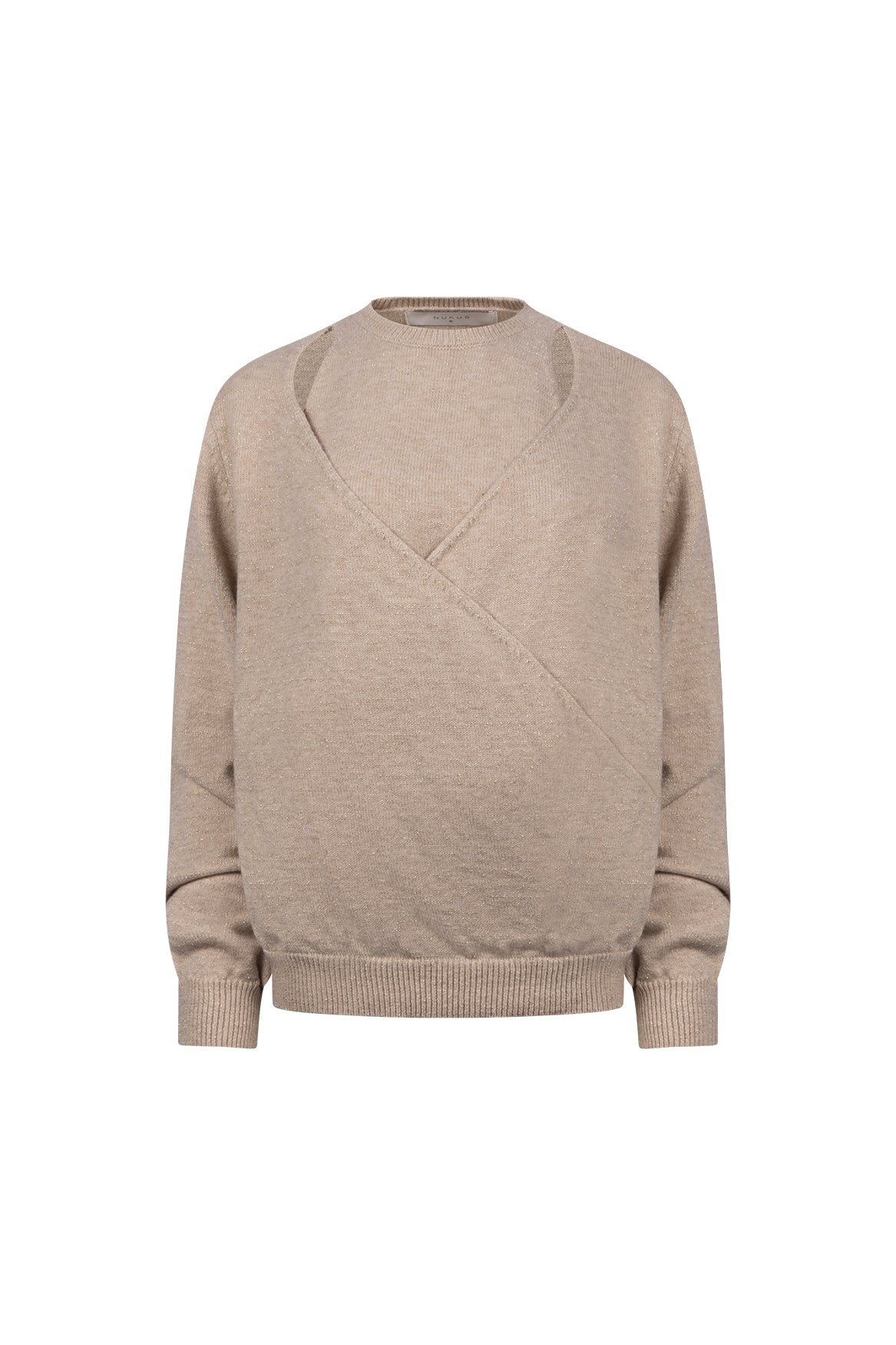 Merel Pullover Lurex | Sand Melange