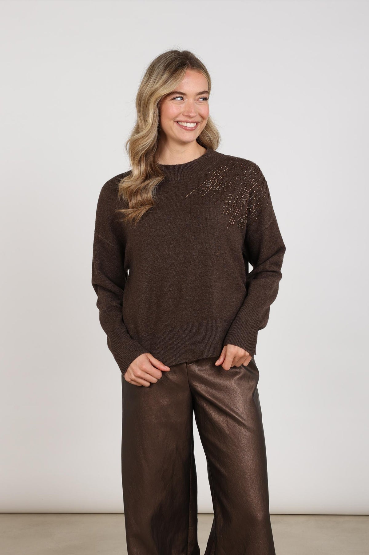 Meike Pullover | Chocolate