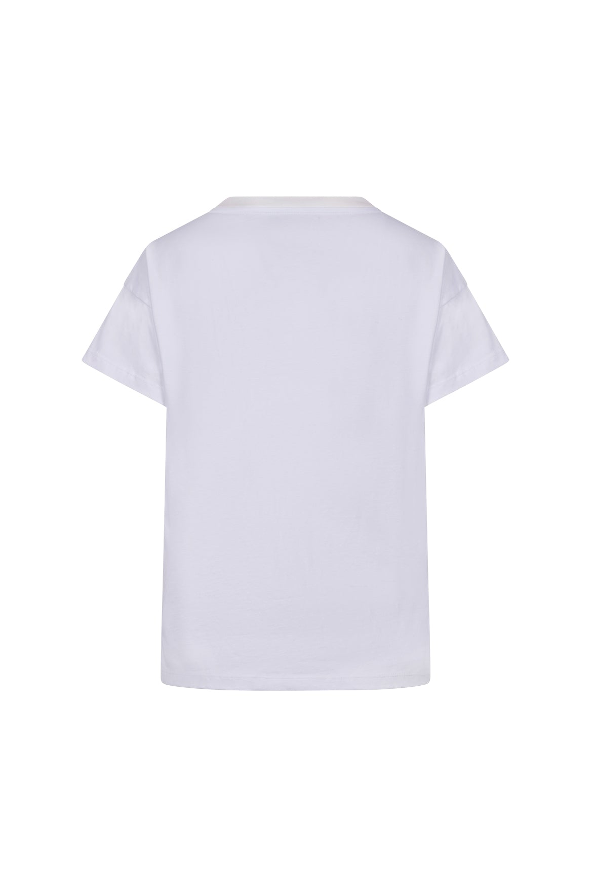 Senna T-shirt | Off-white/Chocolate