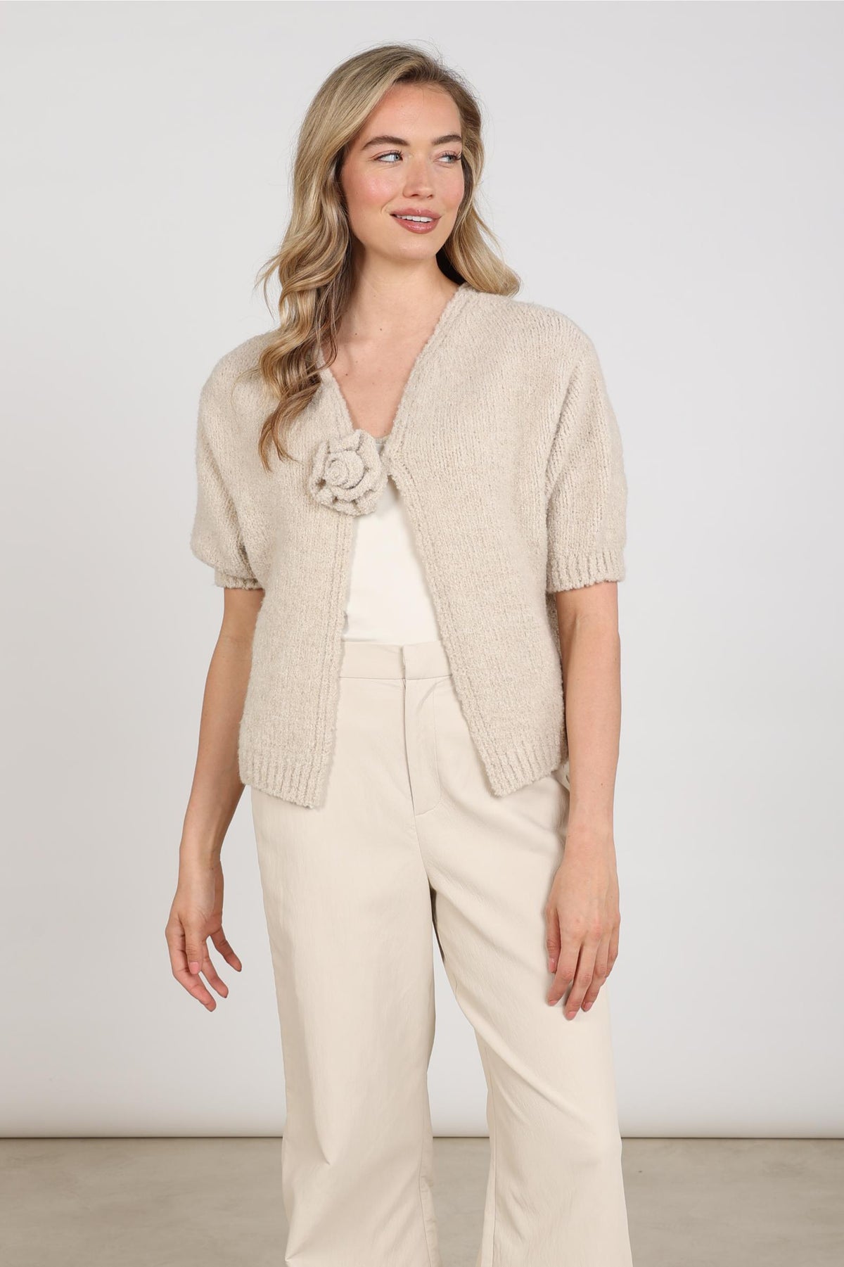 Jip Cardigan | Sand