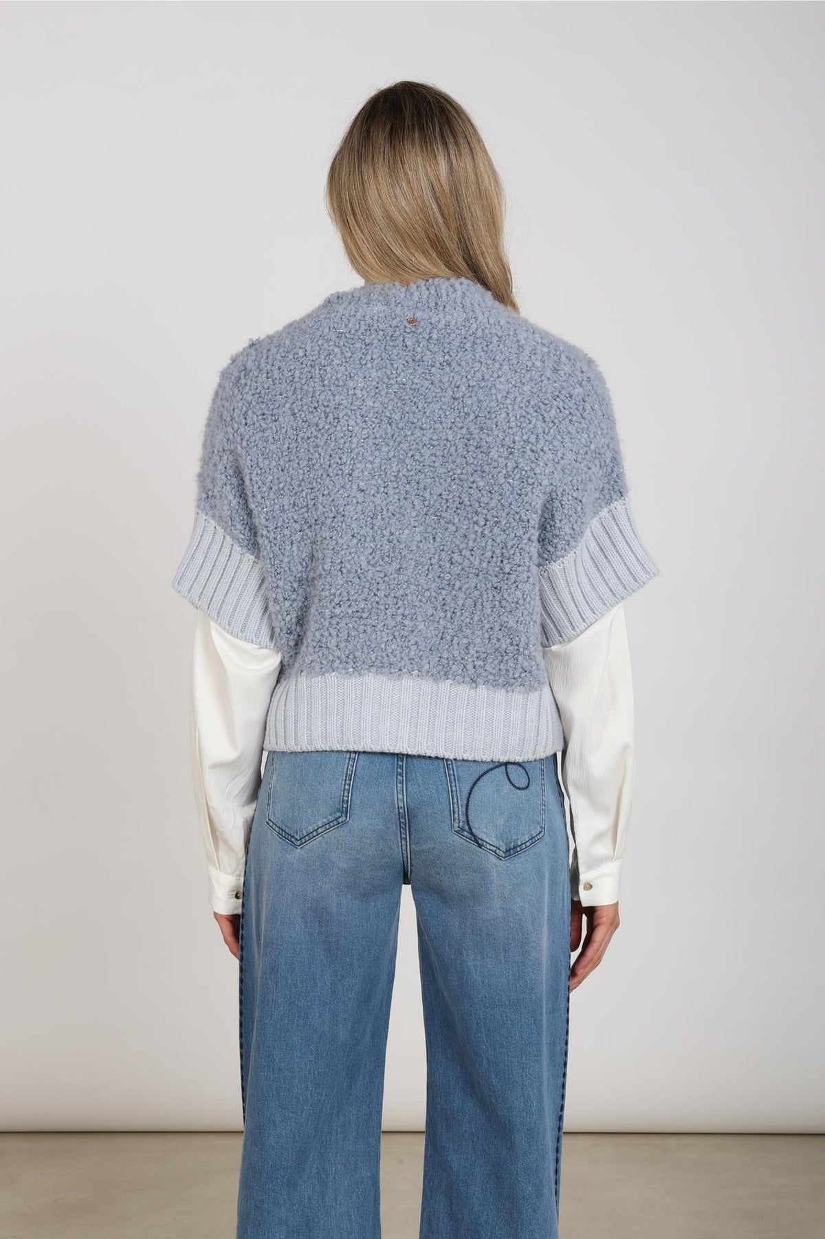 Bell Strickjacke | Himmelblau