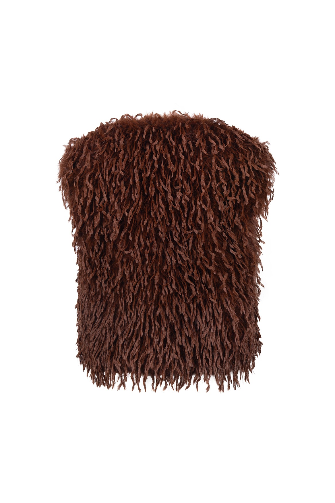 Mila Feather Gilet | Espresso
