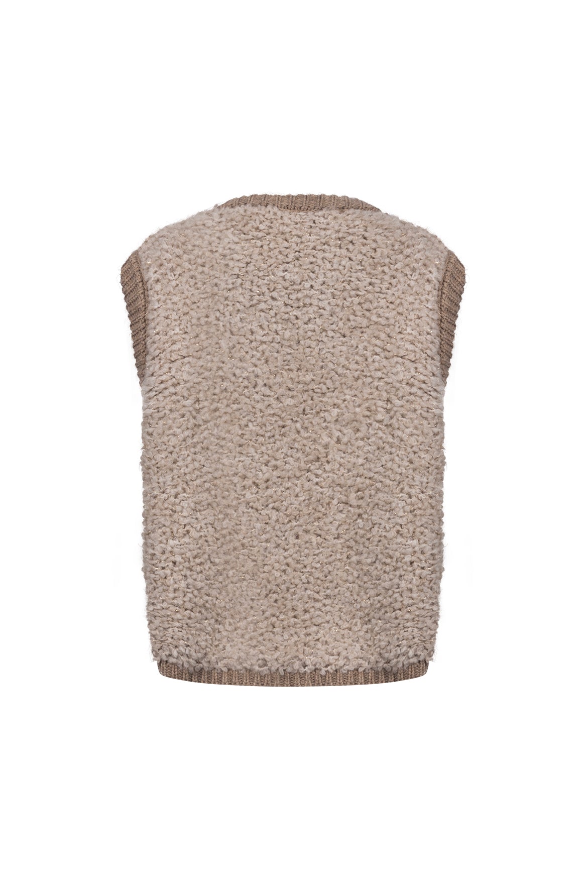 Lana Gilet | Sand/Taupe