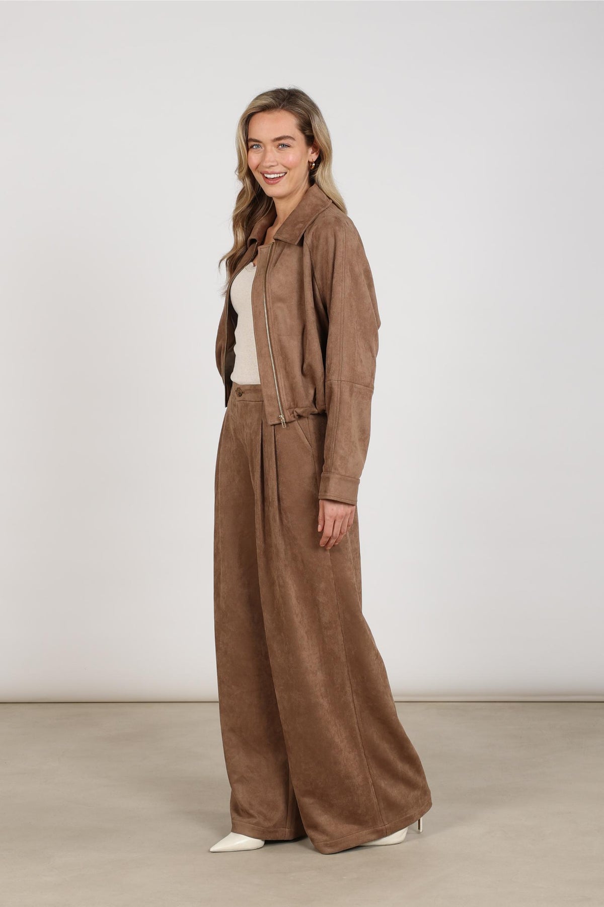 Bodine Hose Wildleder | Taupe