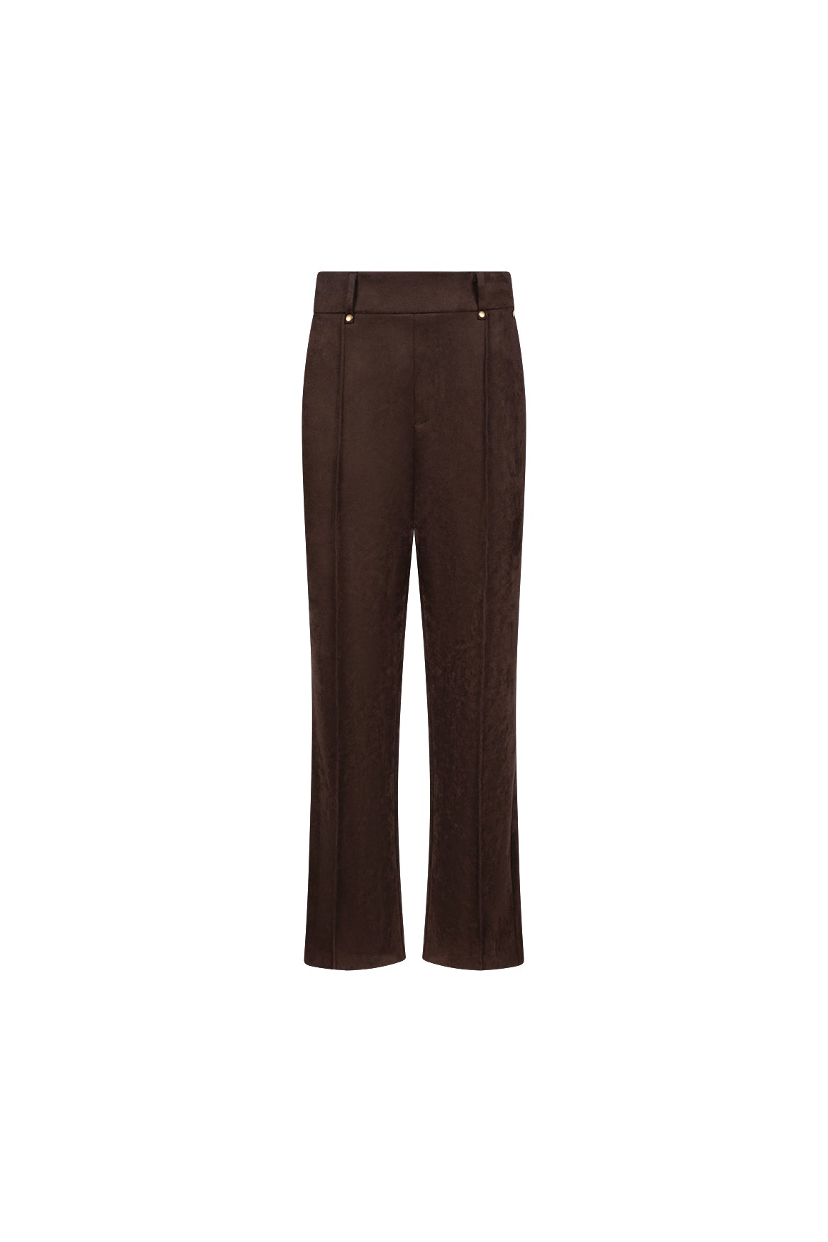 Jill Pants Suedine | Chocolate