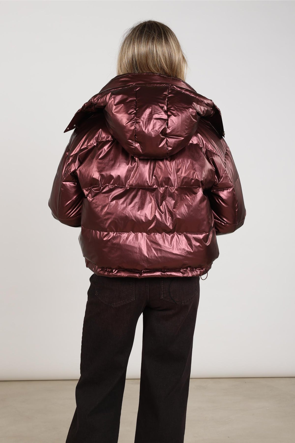 Melodi Jacket Metallic | Cherry