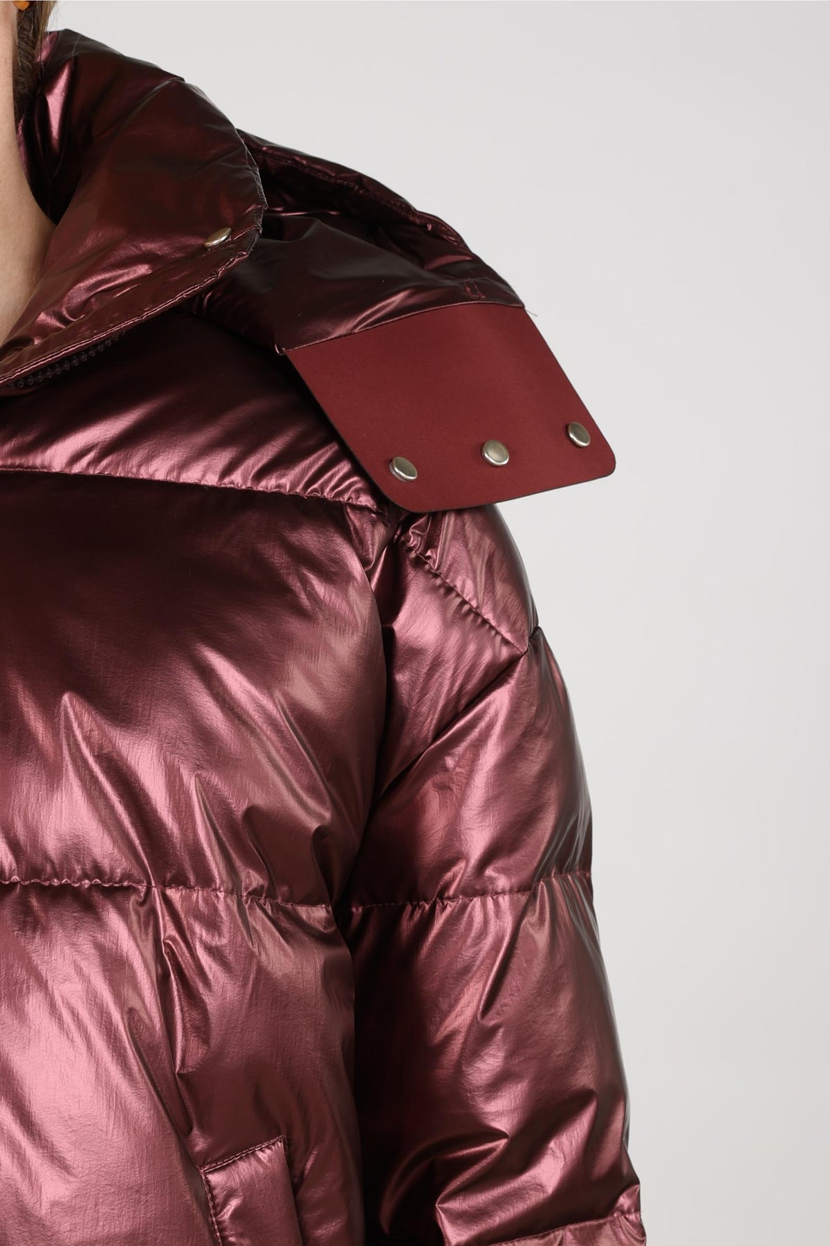 Melodi Jacket Metallic | Cherry