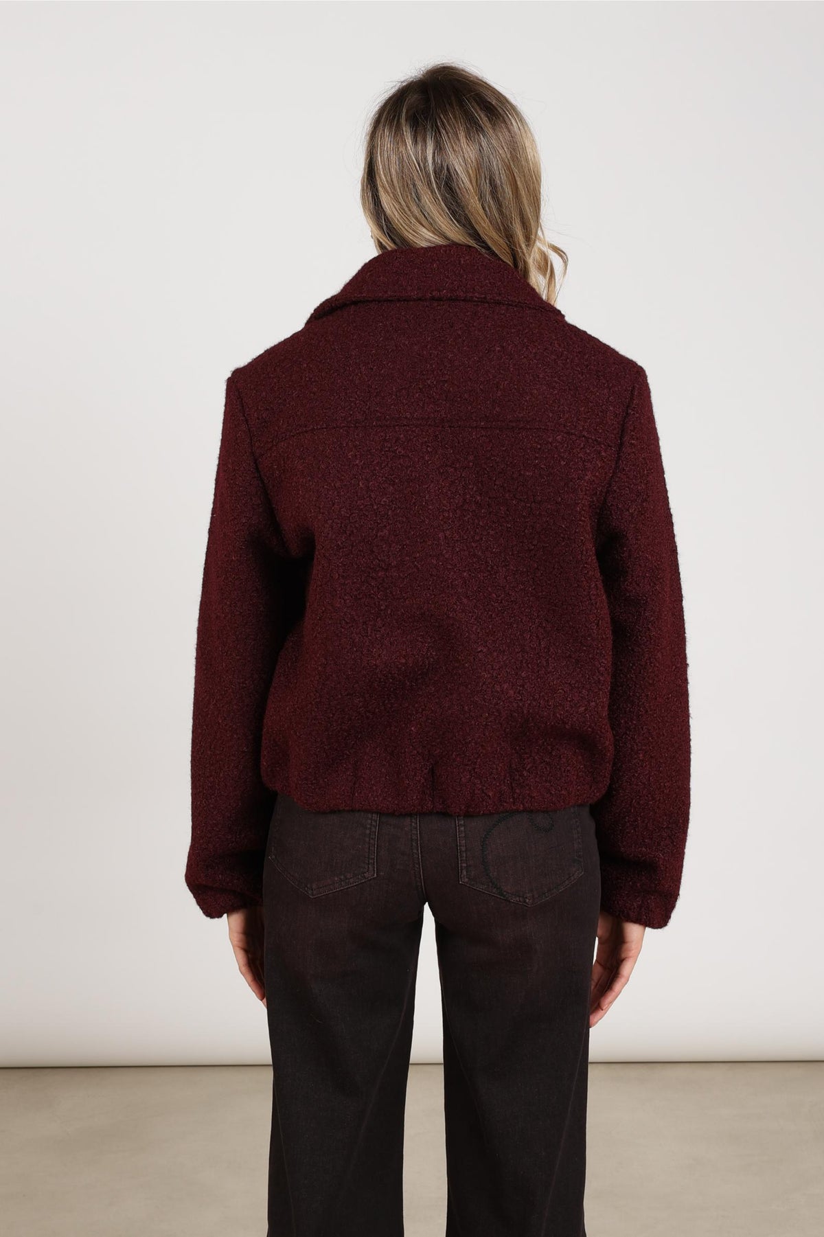 Madelin Jacket Boucle | Cherry