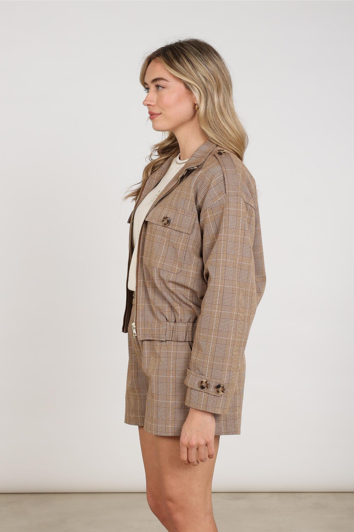 Hope Jacket Check | Toffee