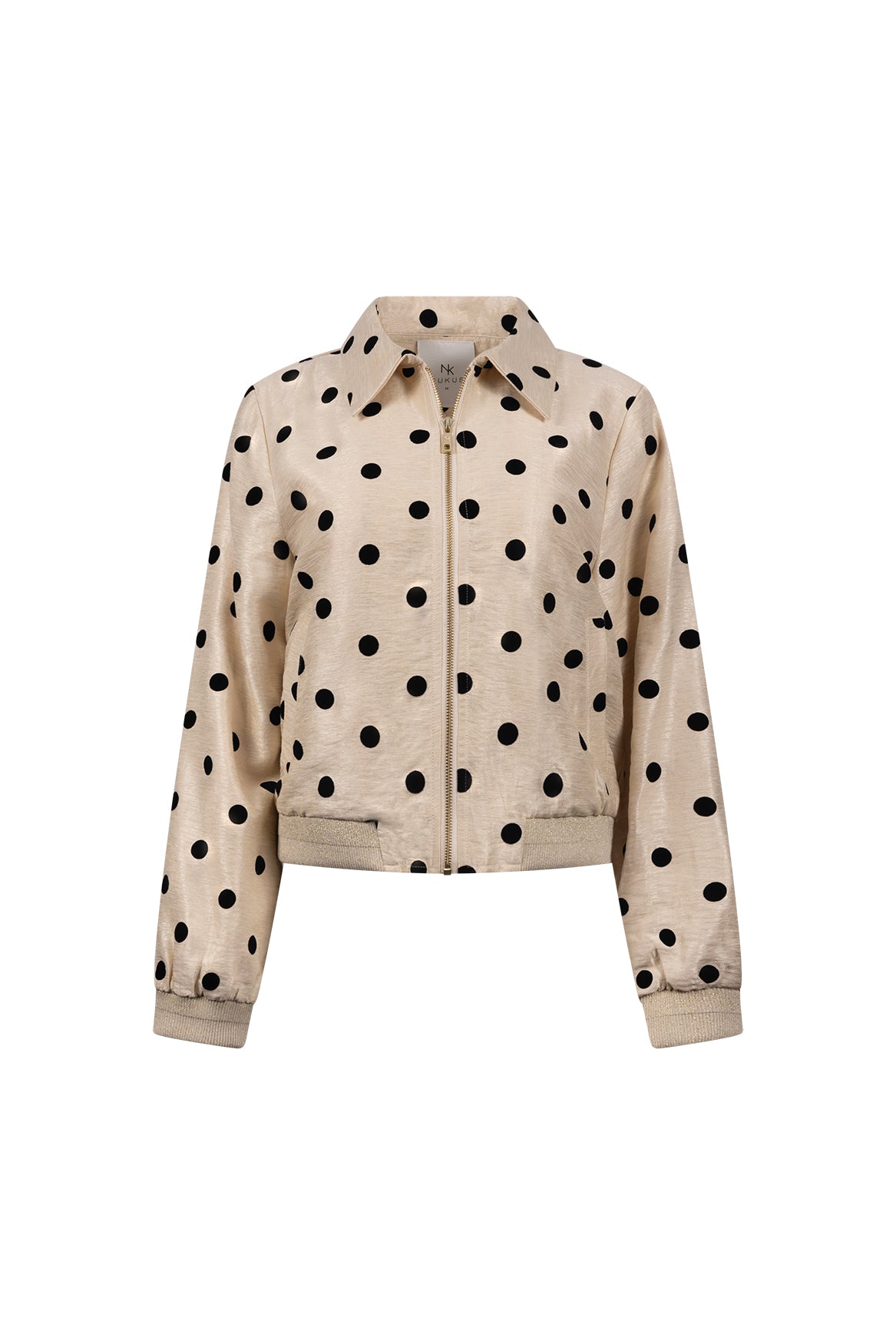 Noa Bomber Dots | Offwhite/Black