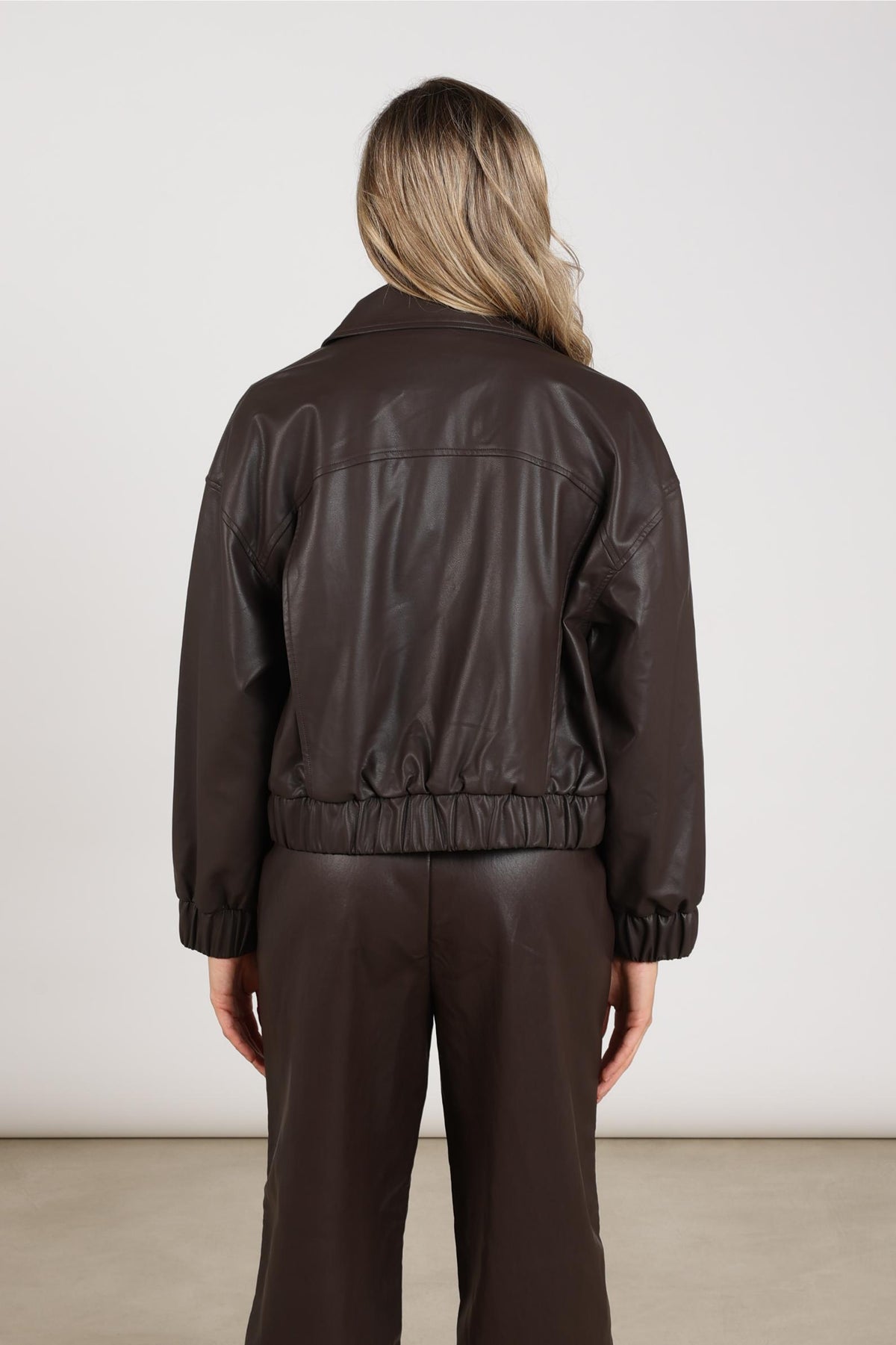 Delila Jacket PU | Chocolate