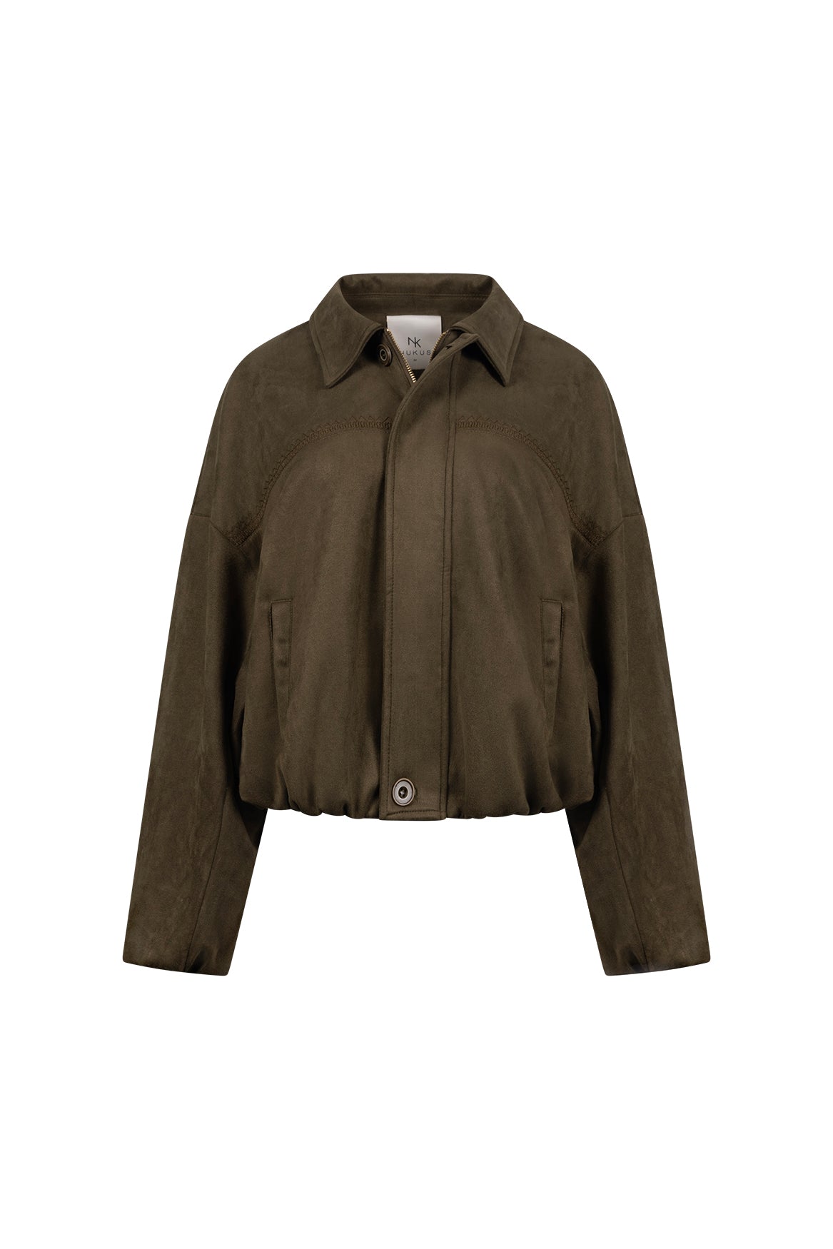 Dominique Jacket Suede | Moss