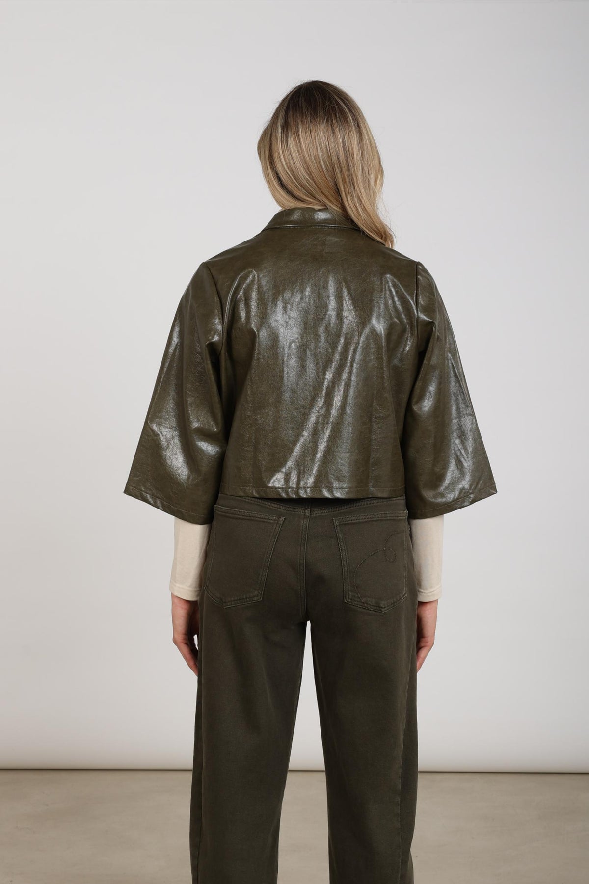 Mara Jacket PU | Moss