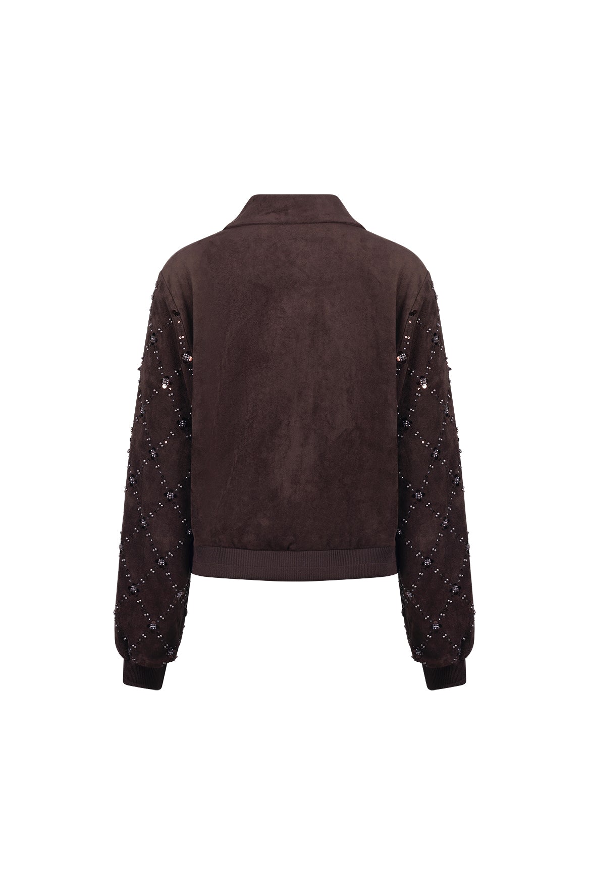 Daisy Bomber Suede | Chocolate