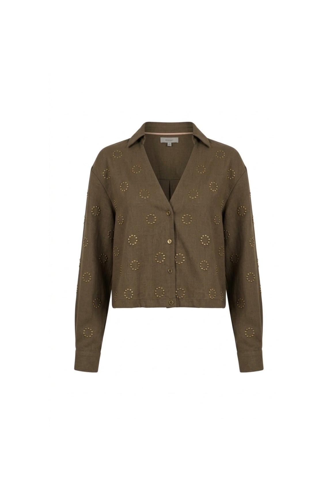Anika Blouse Studs | Moss