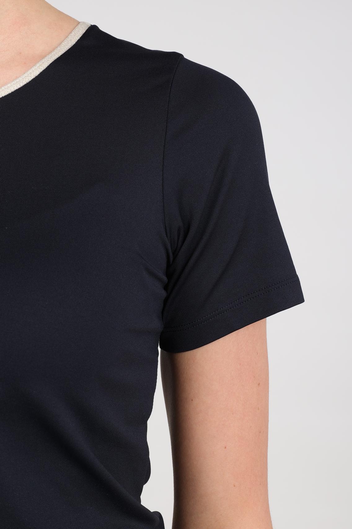 Tirza Top Uni | Marineblau