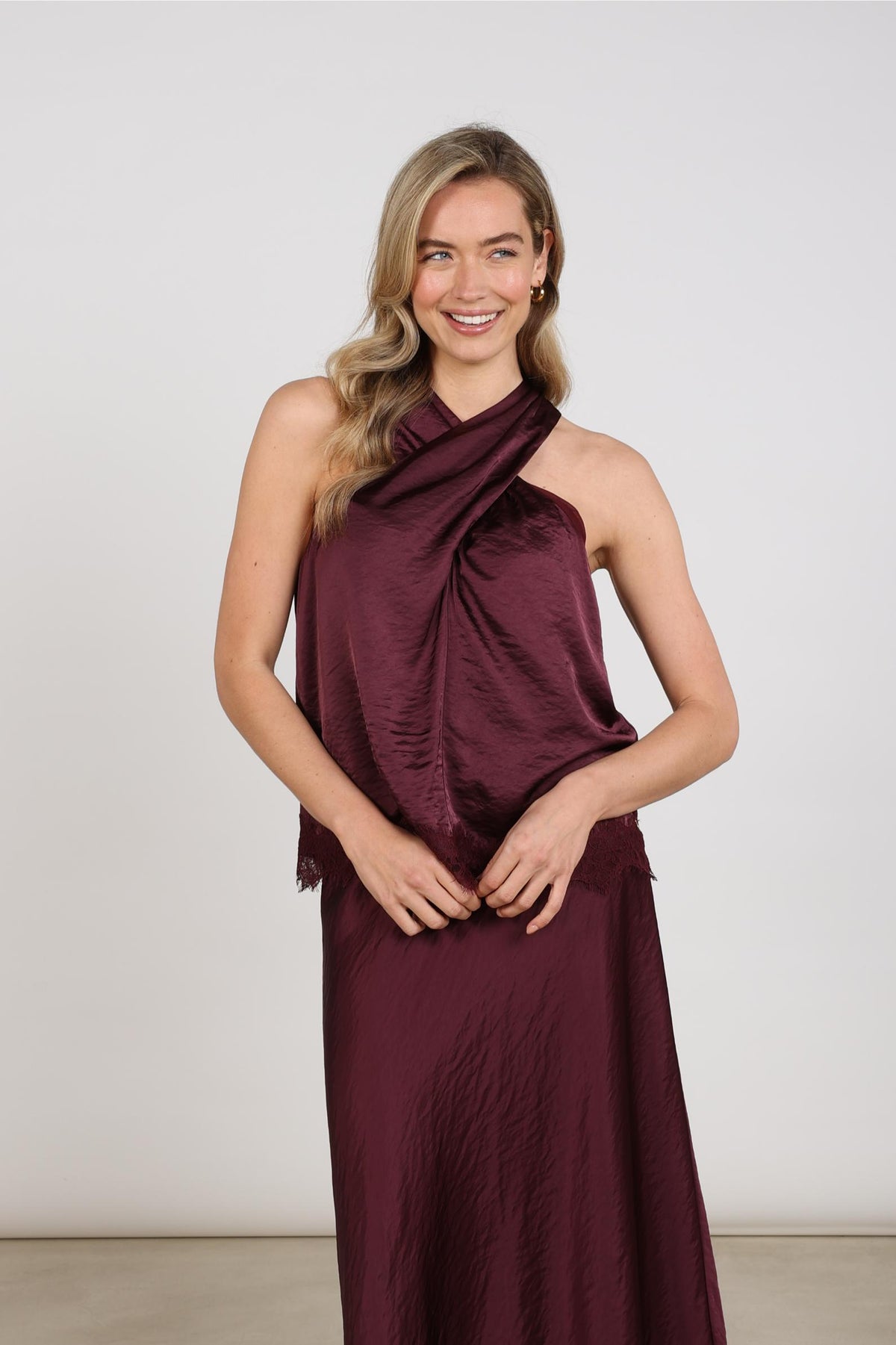 Alie Top Lace | Cherry