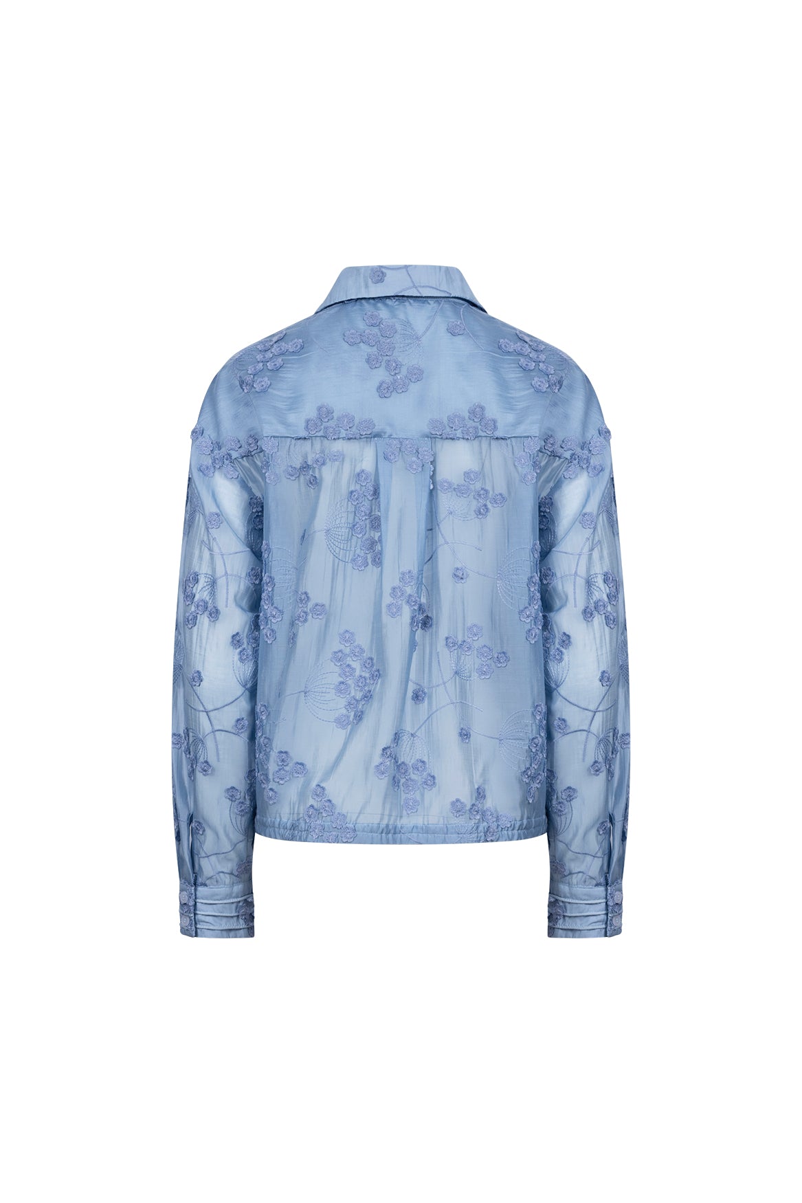 Aaliya Bluse Blume | Himmel