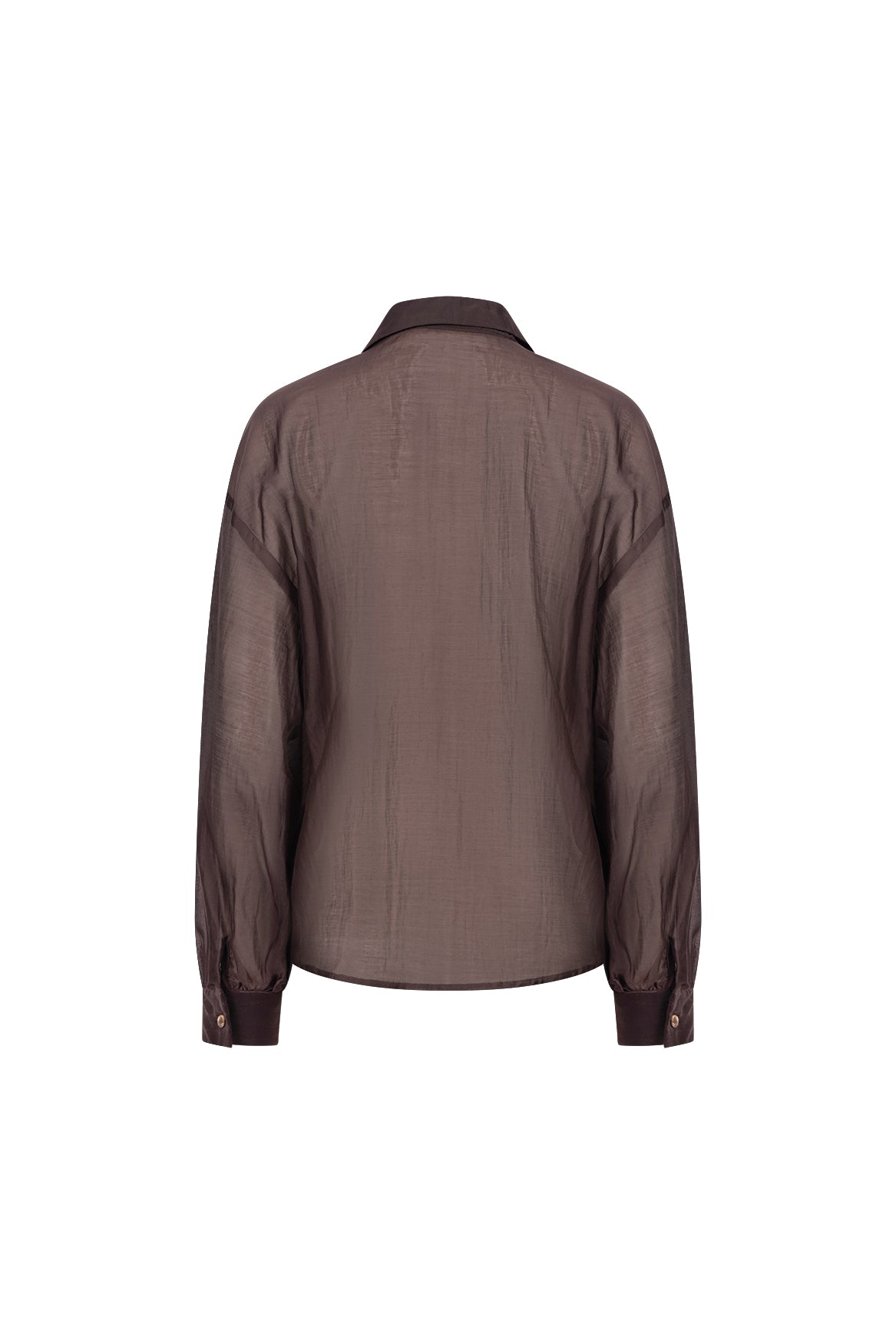 Addie Bluse Stickerei | Schokolade