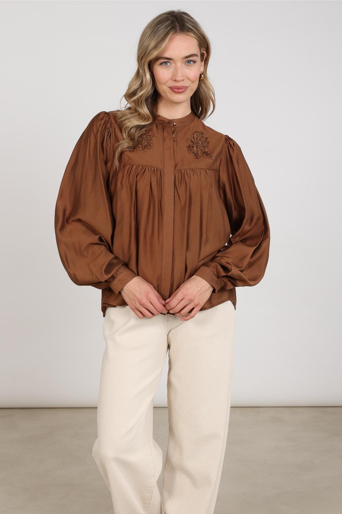 Alishka Blouse | Espresso