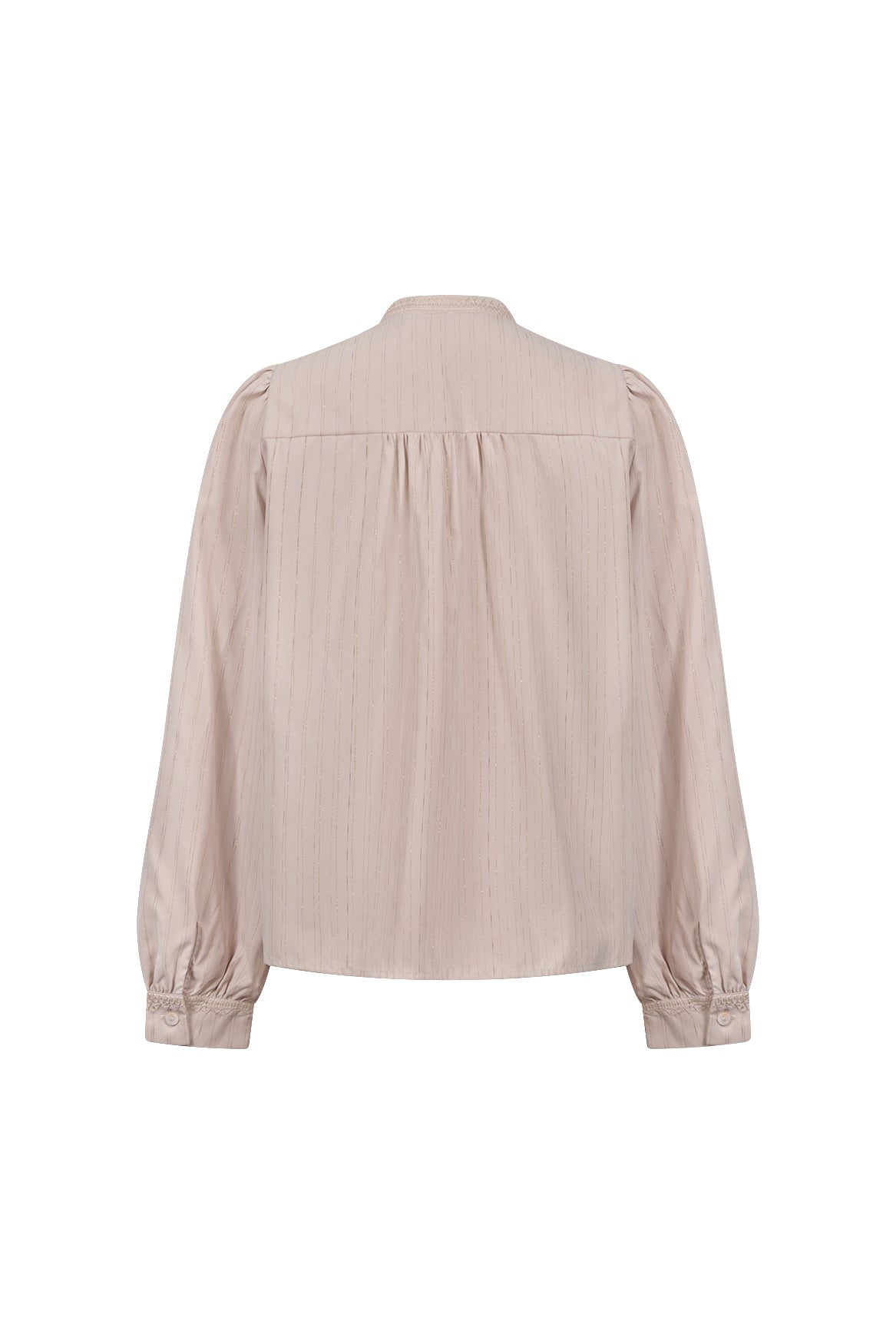 Lizzy Blouse Stripe Lurex | Sand