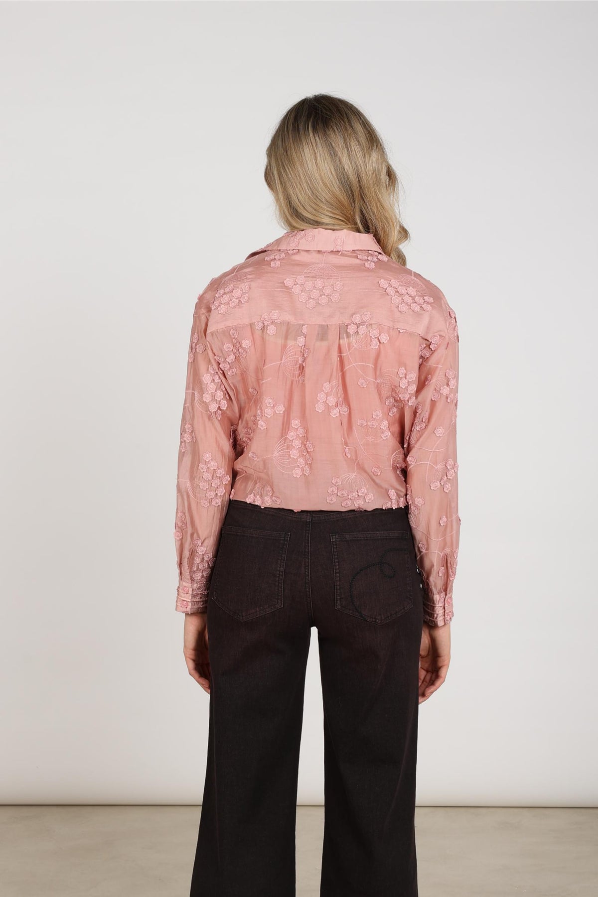 Aaliya Bluse Blume | Rose