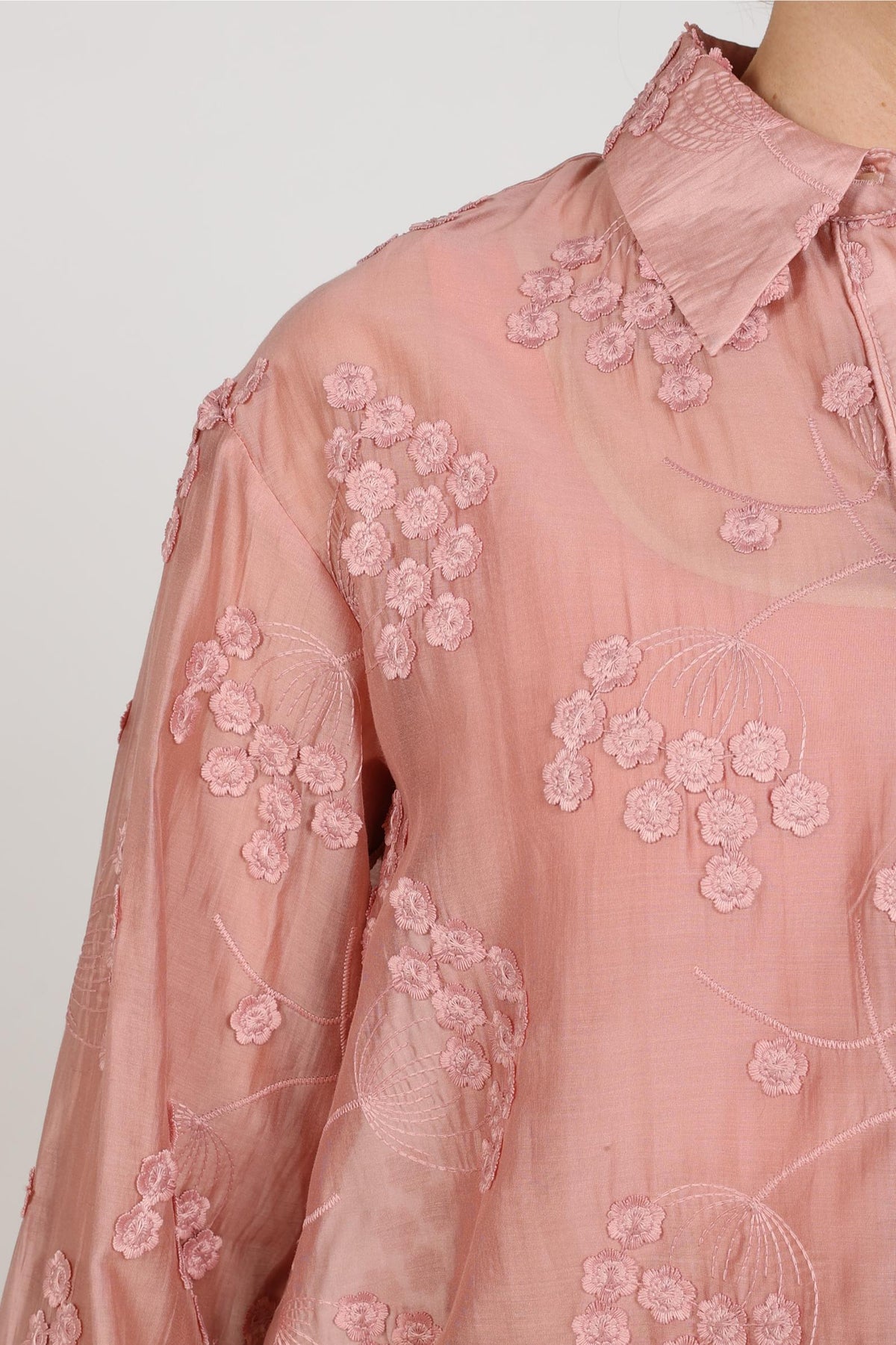 Aaliya Bluse Blume | Rose