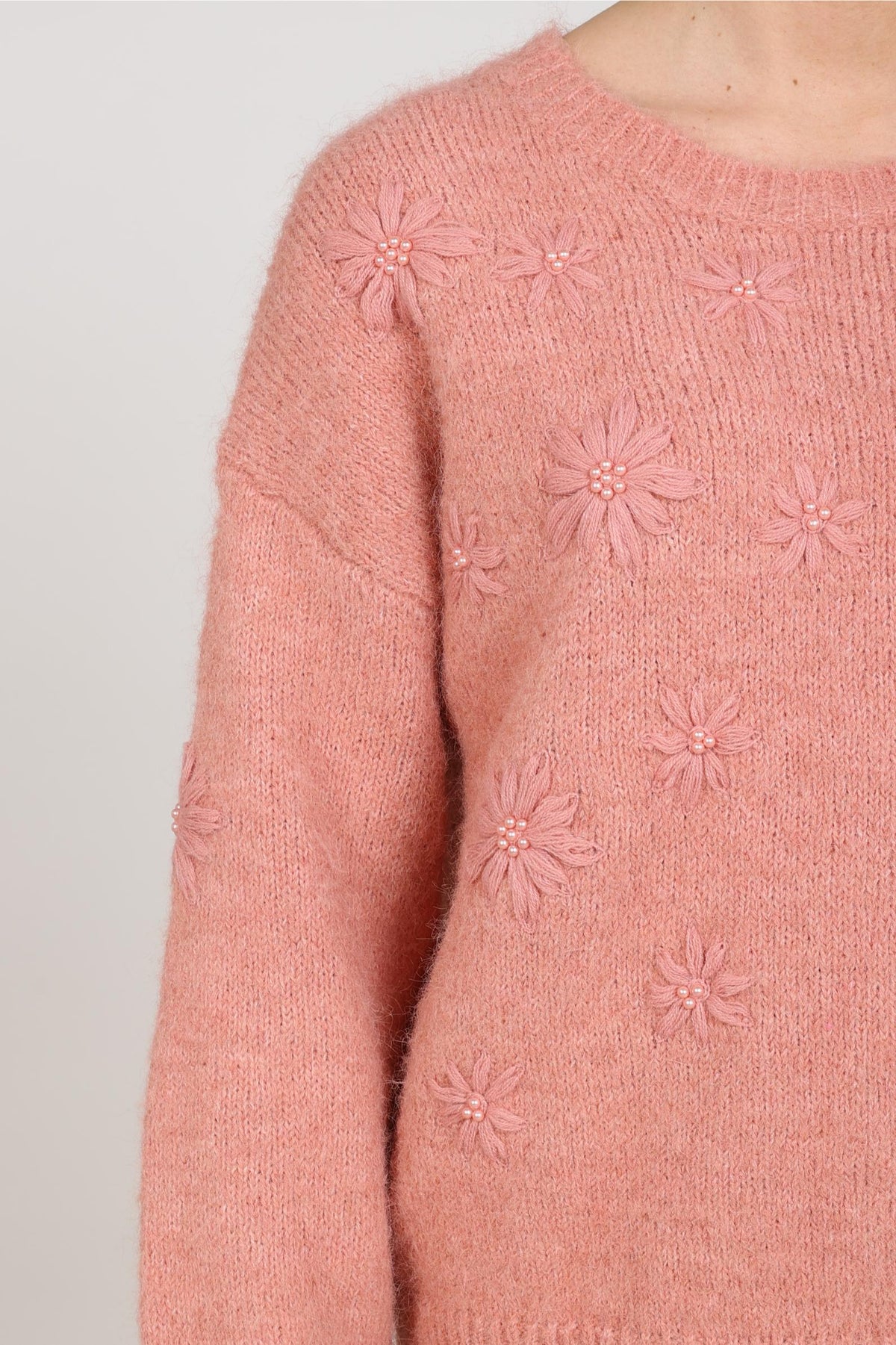 Konstanza Pullover Blume | Rosa