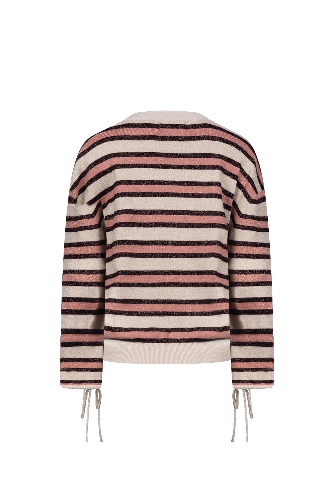 Kim Sweater Stripe | Sand/Rose