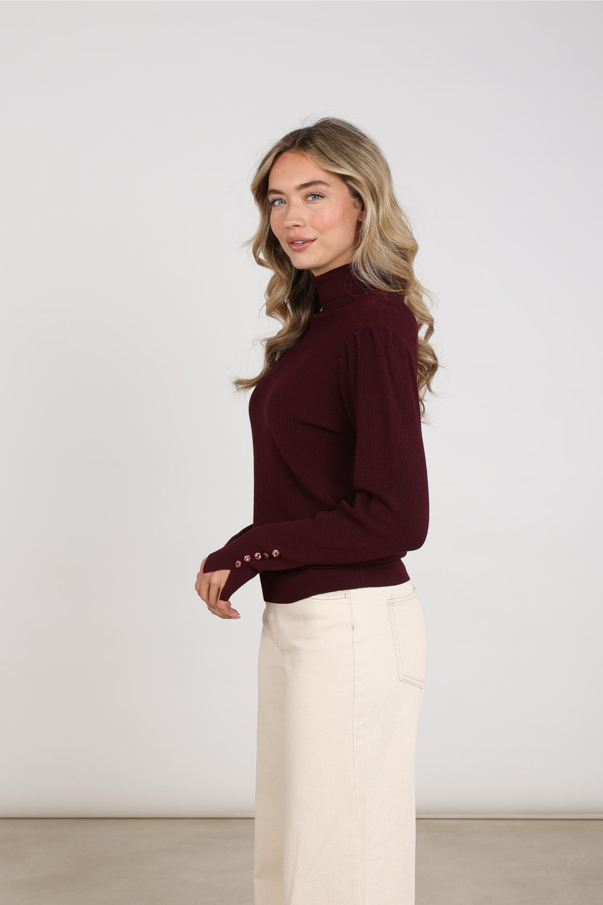 Silvi Pullover Plain | Cherry