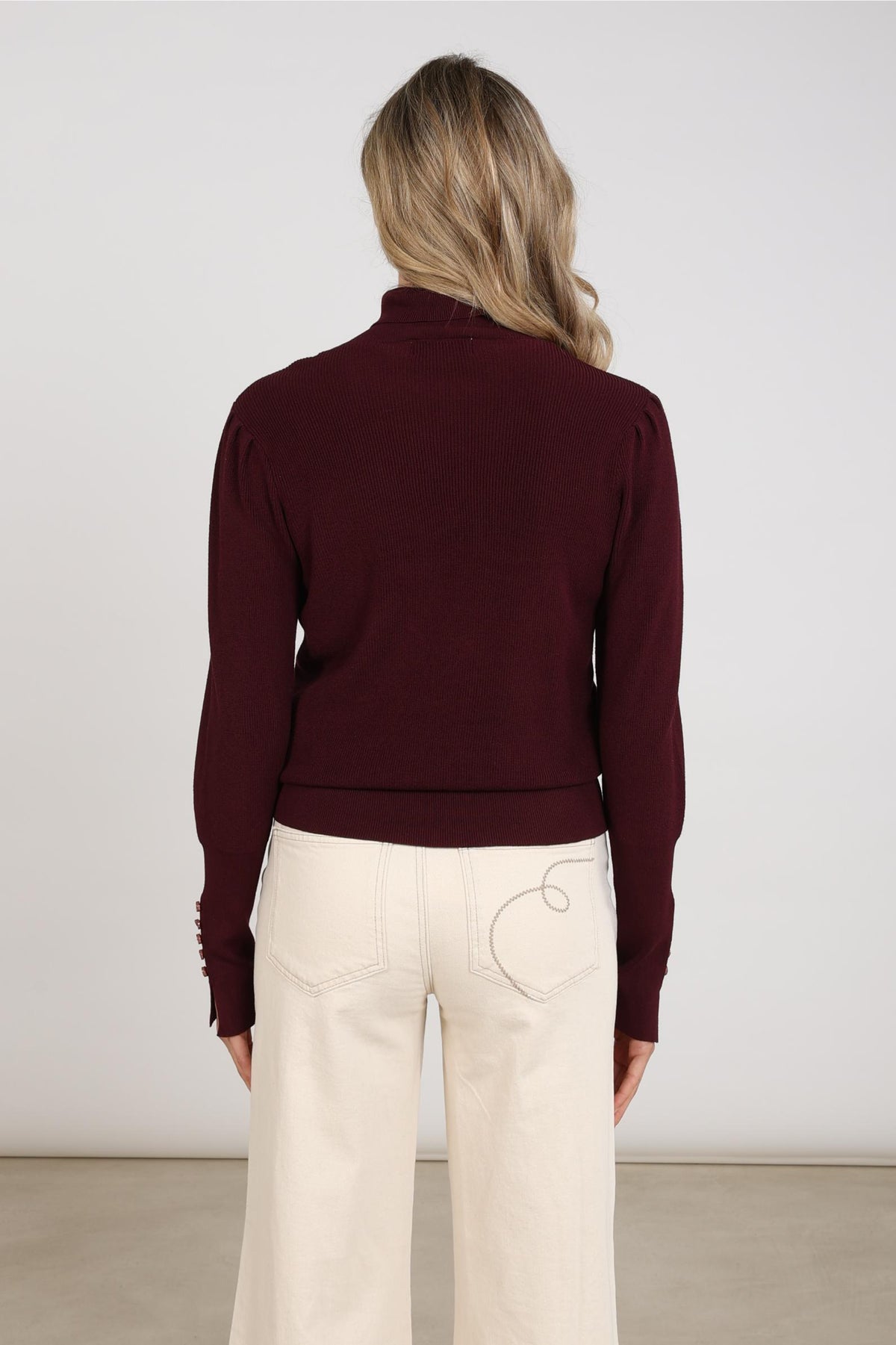 Silvi Pullover Plain | Cherry