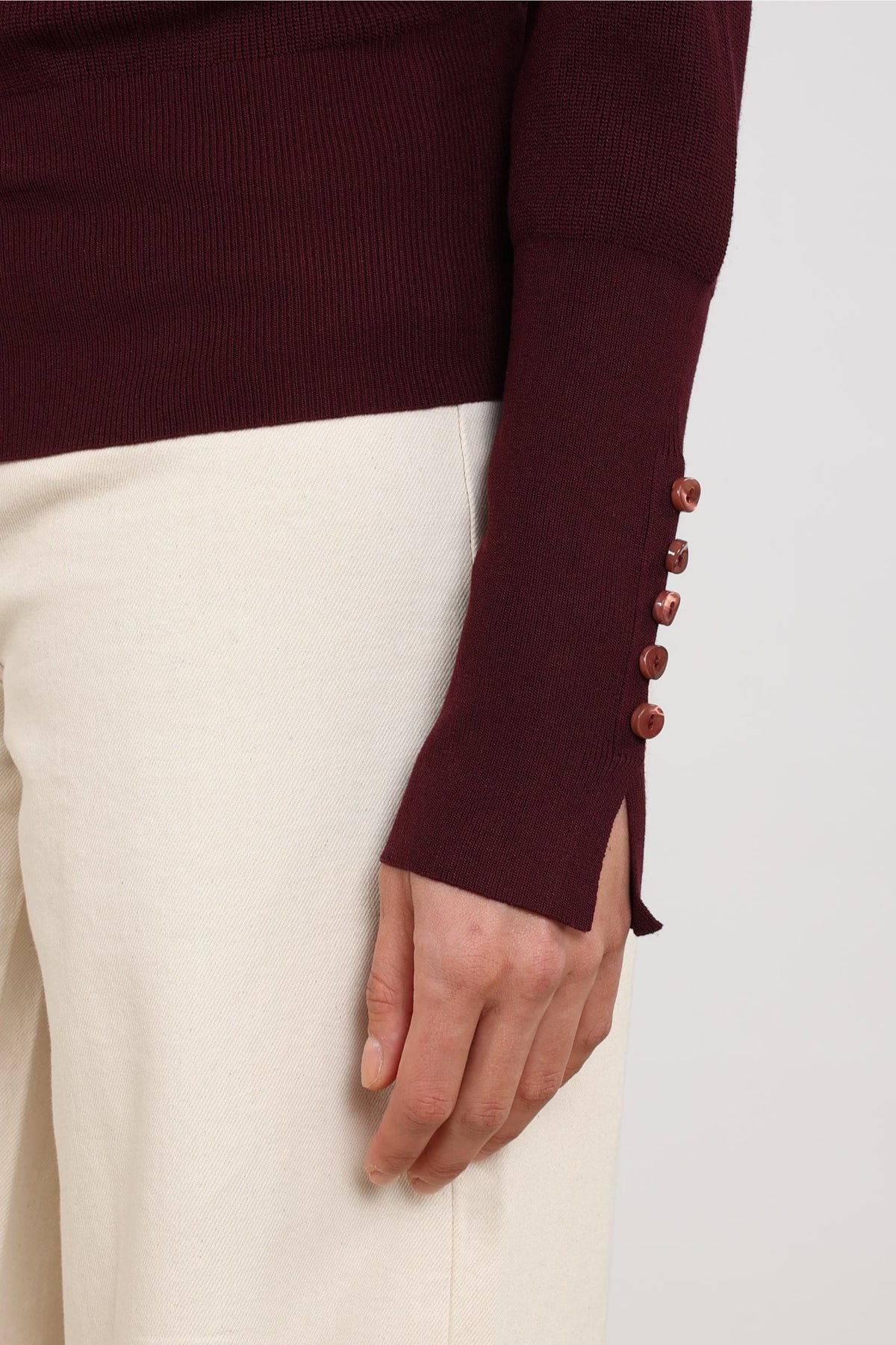 Silvi Pullover Plain | Cherry