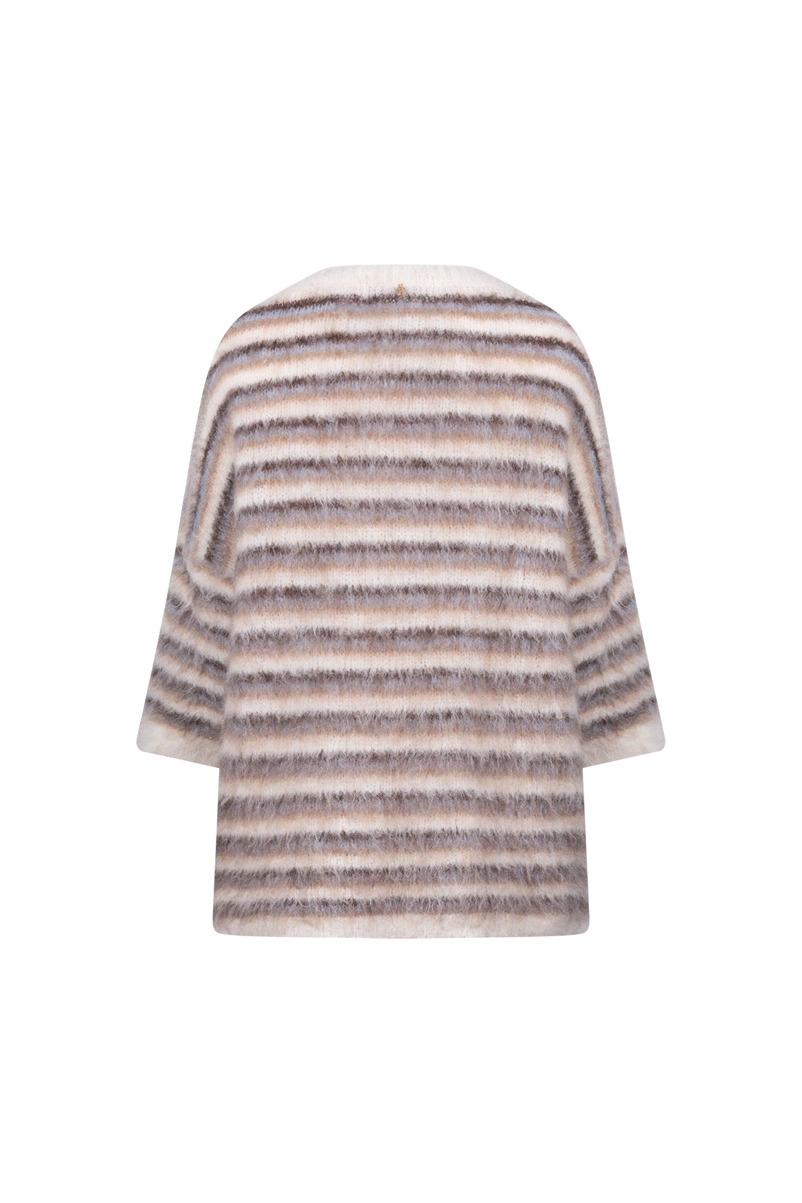 Lucia Pullover Stripe | Offwhite/Sky