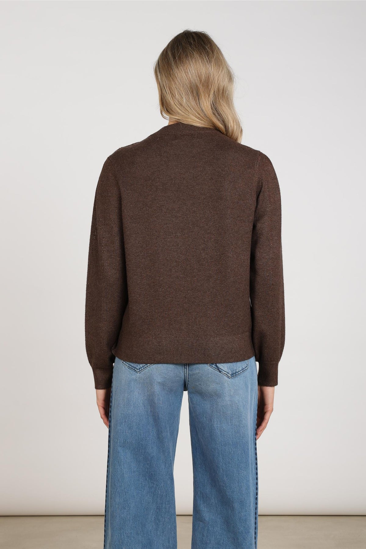 Molly Pullover Strass | Chocolate