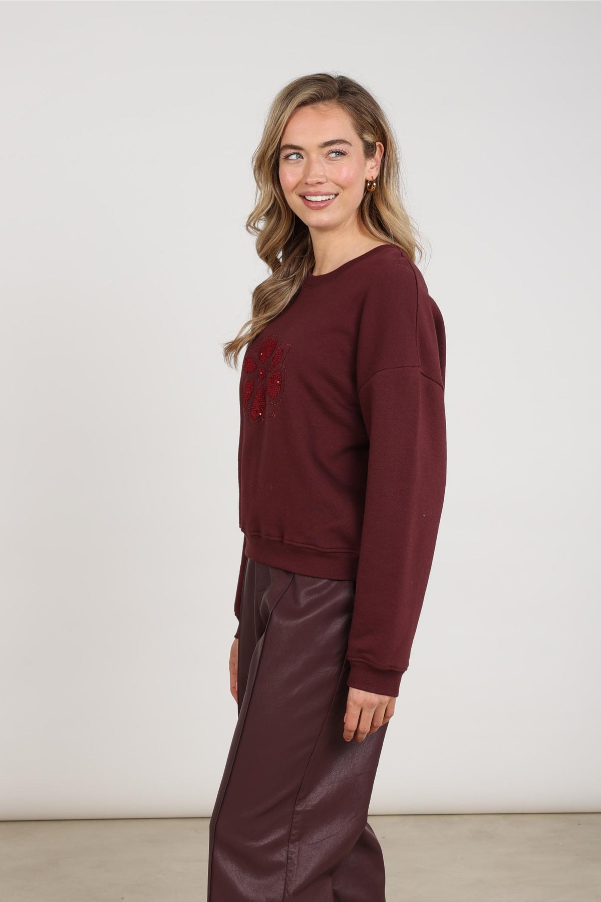 Nathaly Pullover | Cherry